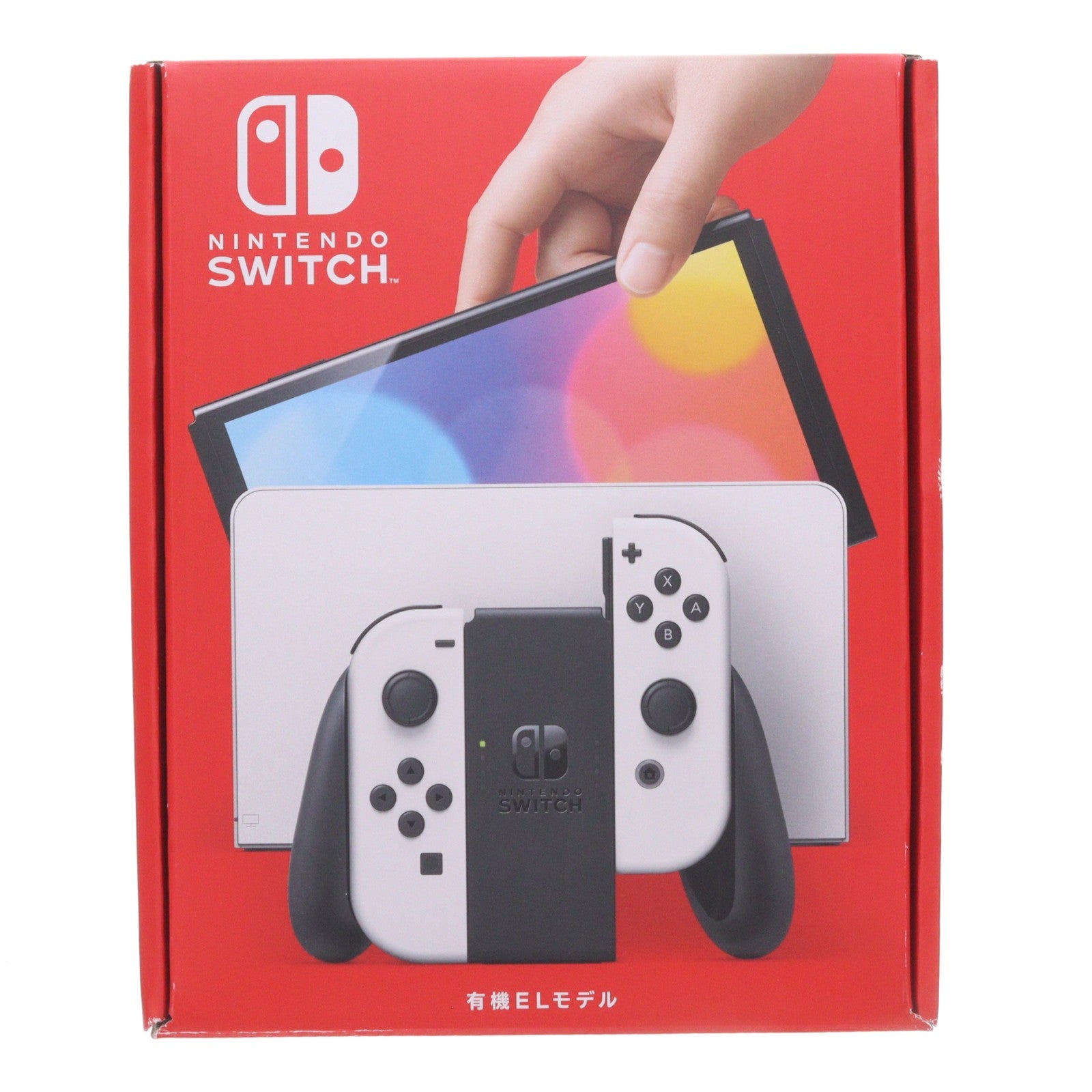 【中古即納】[Switch] (本体) Nintendo Switch(ニンテンドースイッチ) 有機ELモデル Joy-Con(L)/(R) ホワイト 任天堂(HEG-S-KAAAA)(20211008)