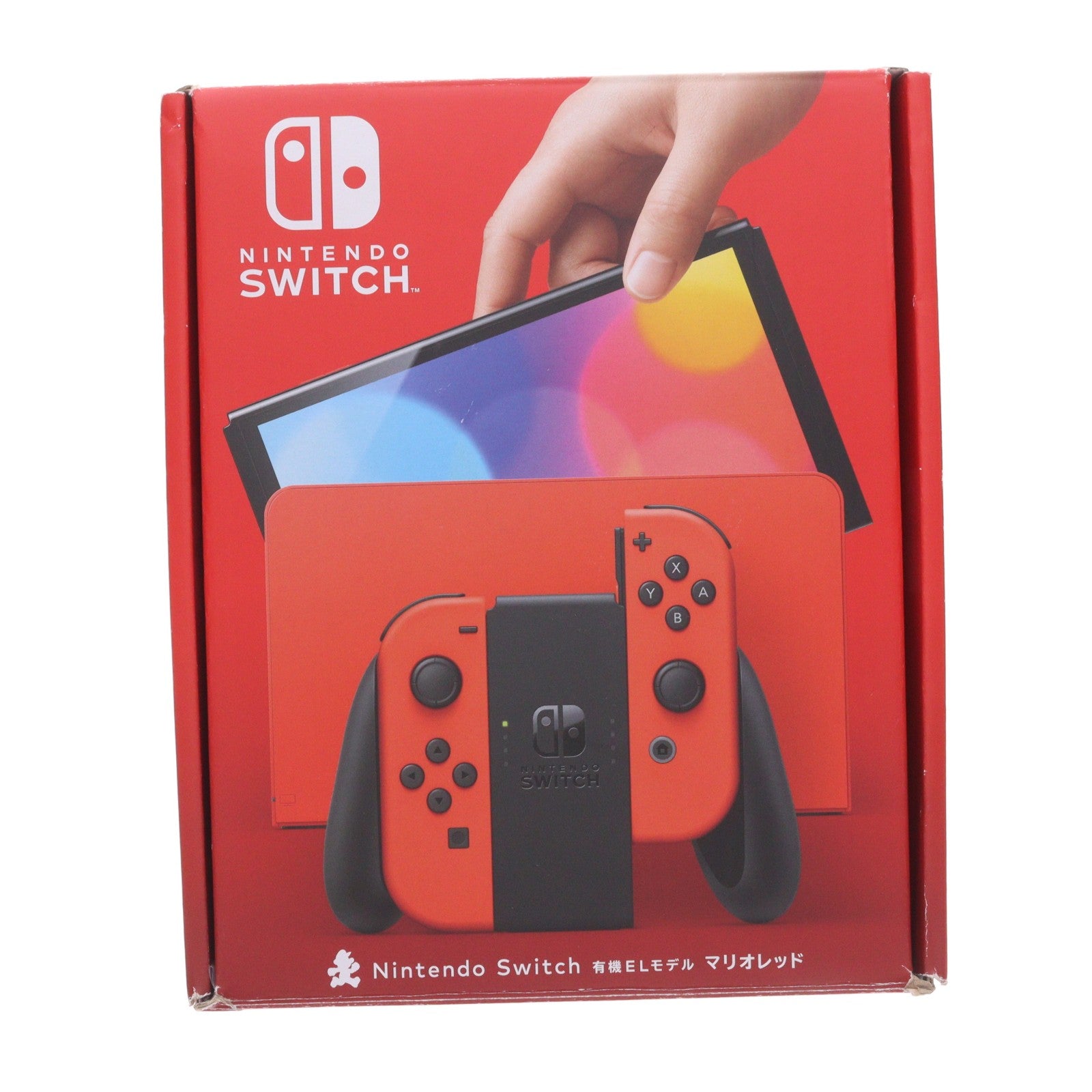【中古即納】[Switch] (本体) Nintendo Switch(ニンテンドースイッチ) 有機ELモデル マリオレッド 任天堂(HEG-S-RAAAA)(20231006)