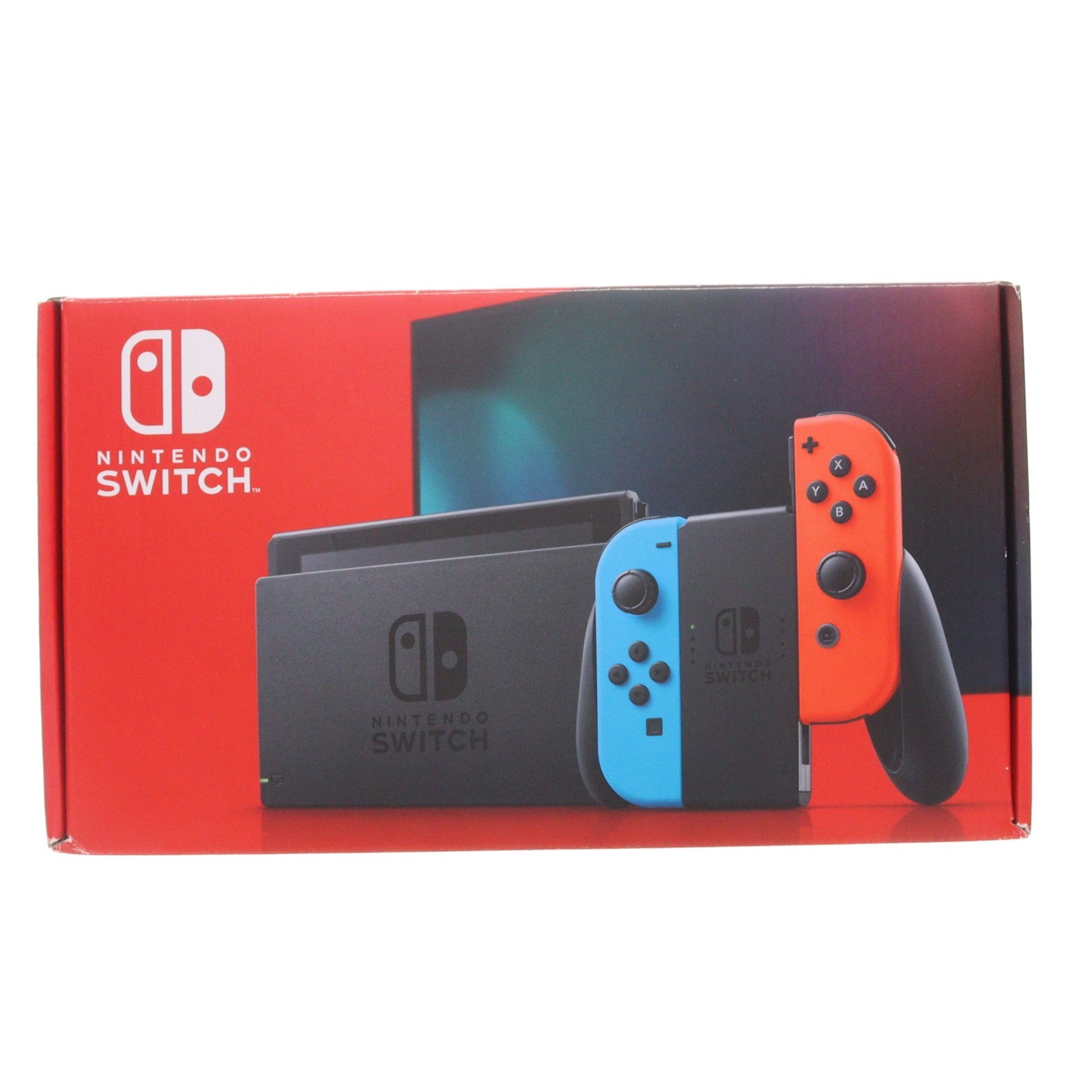 【中古即納】[Switch] (本体) Nintendo Switch(ニンテンドースイッチ) Joy-Con(L) ネオンブルー/(R) ネオンレッド 任天堂(HAD-S-KABAA)(20190830)