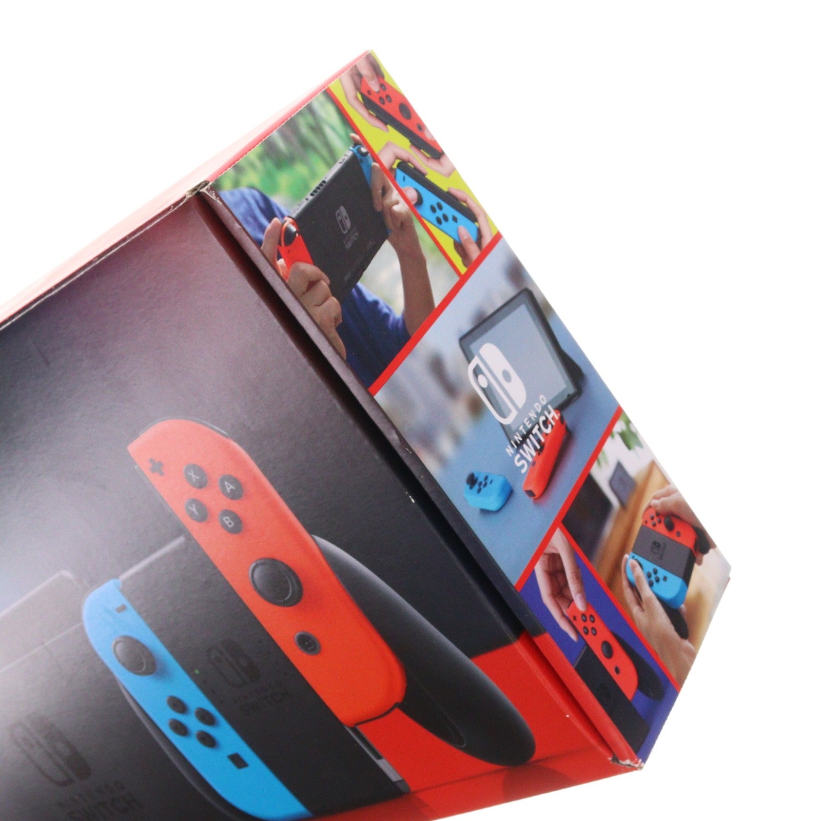 【中古即納】[Switch] (本体) Nintendo Switch(ニンテンドースイッチ) Joy-Con(L) ネオンブルー/(R) ネオンレッド 任天堂(HAD-S-KABAA)(20190830)
