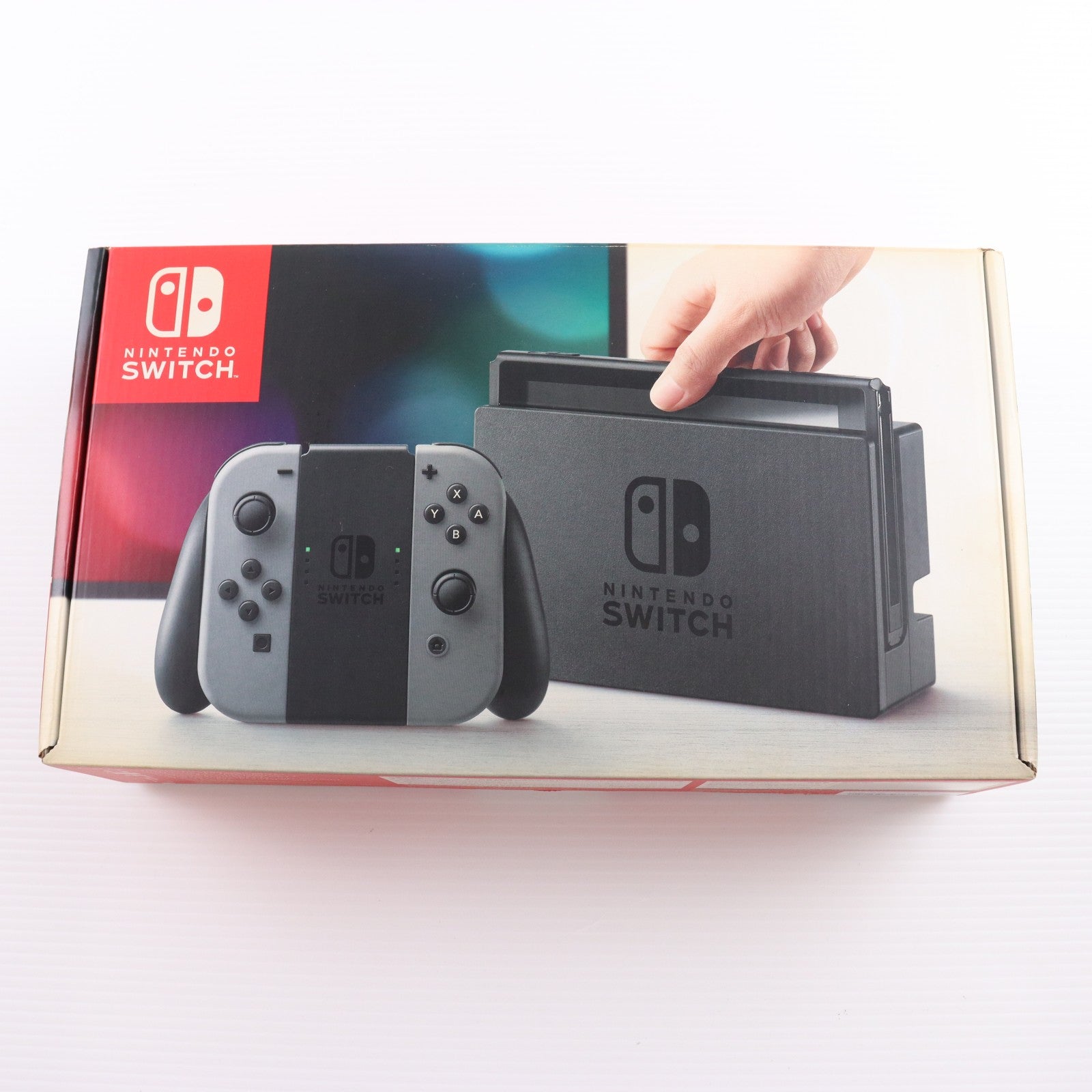 【中古即納】[Switch] (本体) Nintendo Switch(ニンテンドースイッチ) Joy-Con(L)/R グレー 任天堂(HAC-S-KAAAA)(20170303)