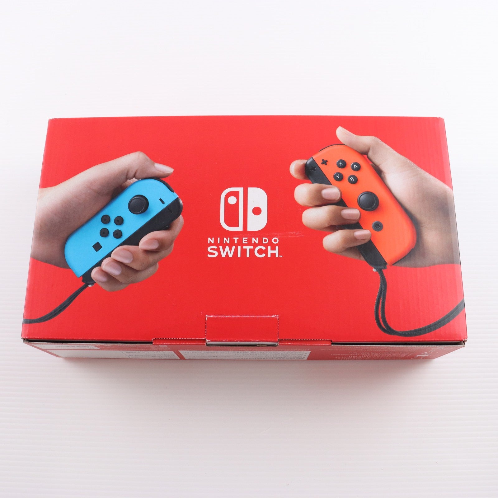 【中古即納】[Switch] (本体) Nintendo Switch(ニンテンドースイッチ) Joy-Con(L) ネオンブルー/(R) ネオンレッド 任天堂(HAD-S-KABAA)(20190830)