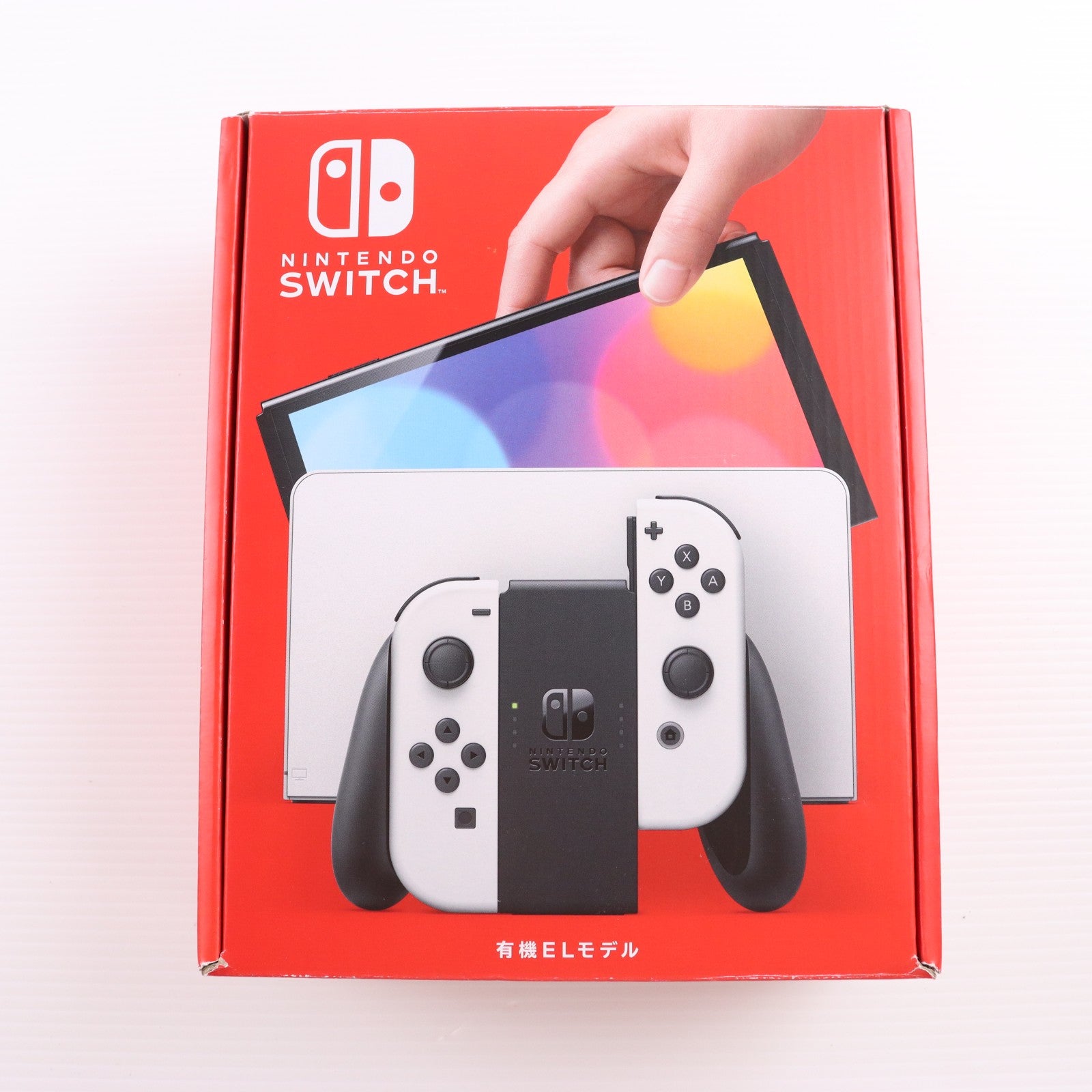 【中古即納】[Switch] (本体) Nintendo Switch(ニンテンドースイッチ) 有機ELモデル Joy-Con(L)/(R) ホワイト 任天堂(HEG-S-KAAAA)(20211008)