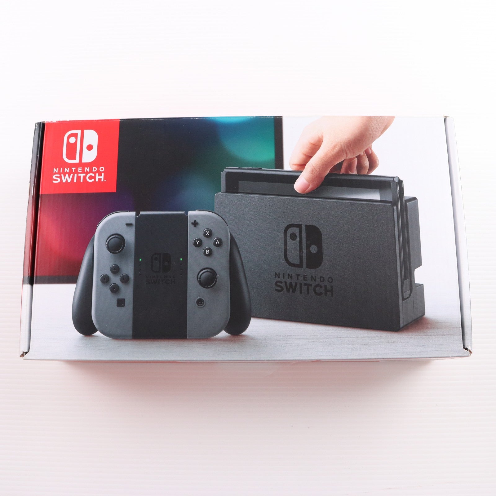 【中古即納】[Switch] (本体) Nintendo Switch(ニンテンドースイッチ) Joy-Con(L)/R グレー 任天堂(HAC-S-KAAAA)(20170303)