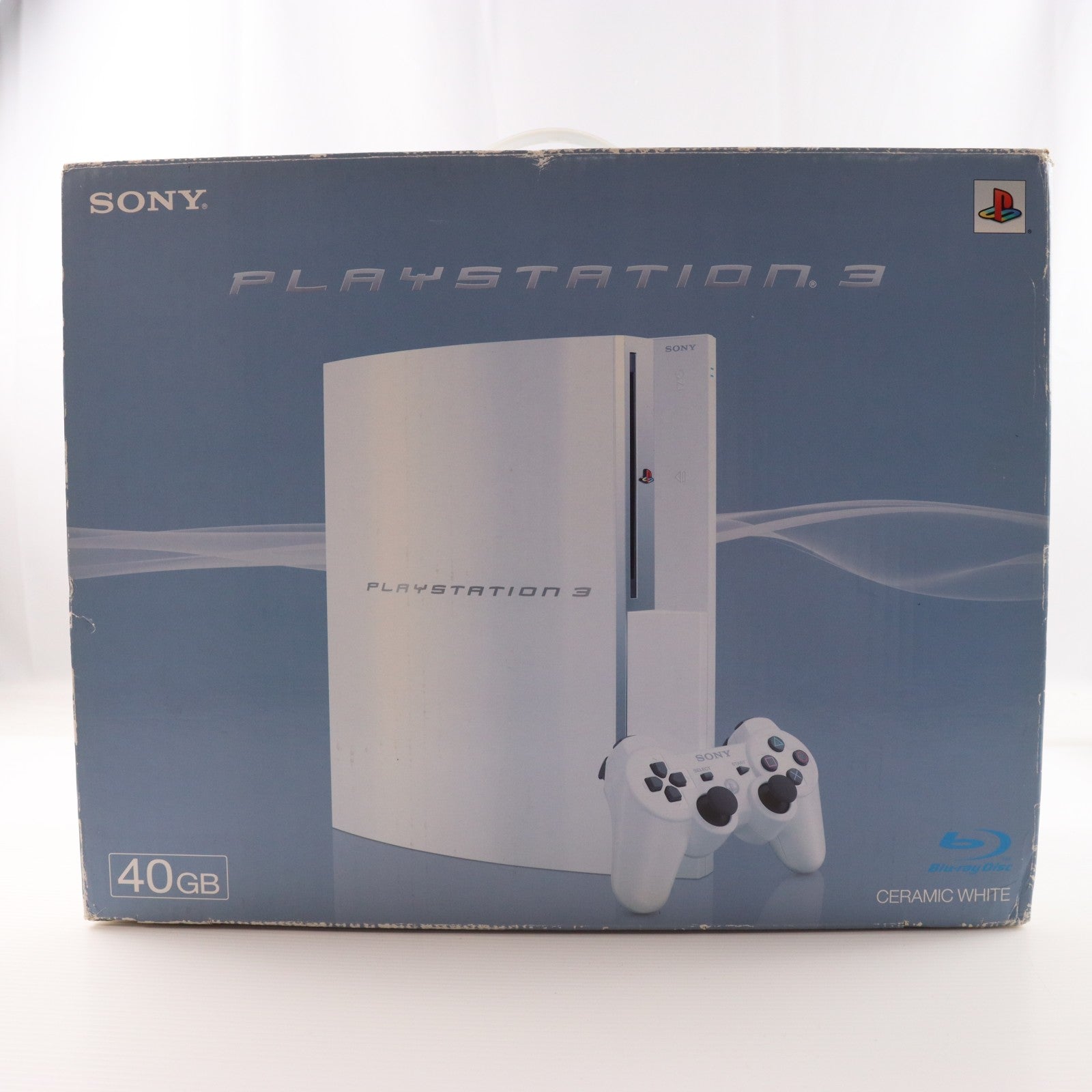 【中古即納】[PS3] (本体) PlayStation 3(プレイステーション3) セラミック・ホワイト HDD40GB SCE(CECH-H00CW)(20071111)