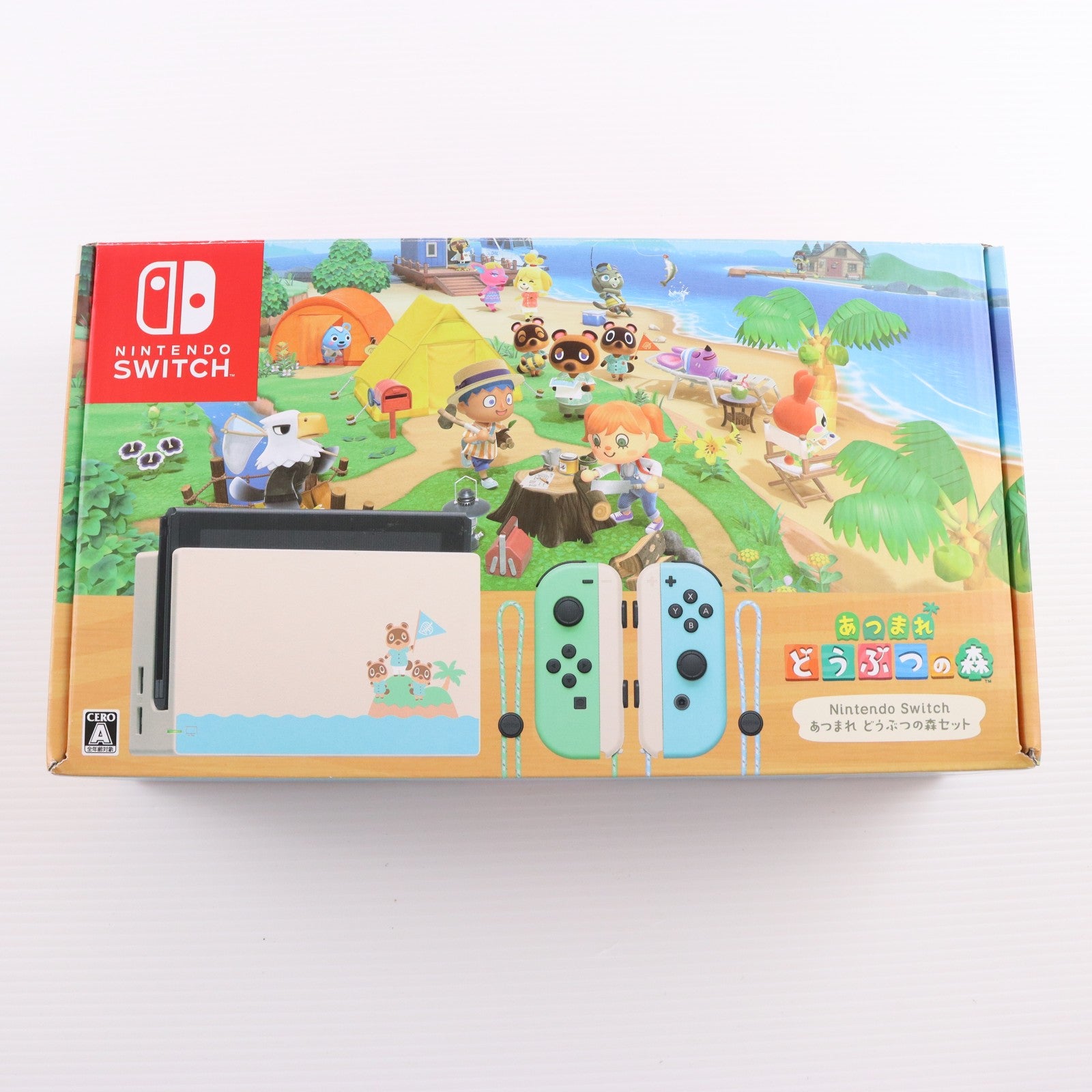 【中古即納】[Switch] (本体)(ソフト無し) Nintendo Switch(ニンテンドースイッチ) あつまれ どうぶつの森セット 任天堂(HAD-S-KEAGC)(20200320)