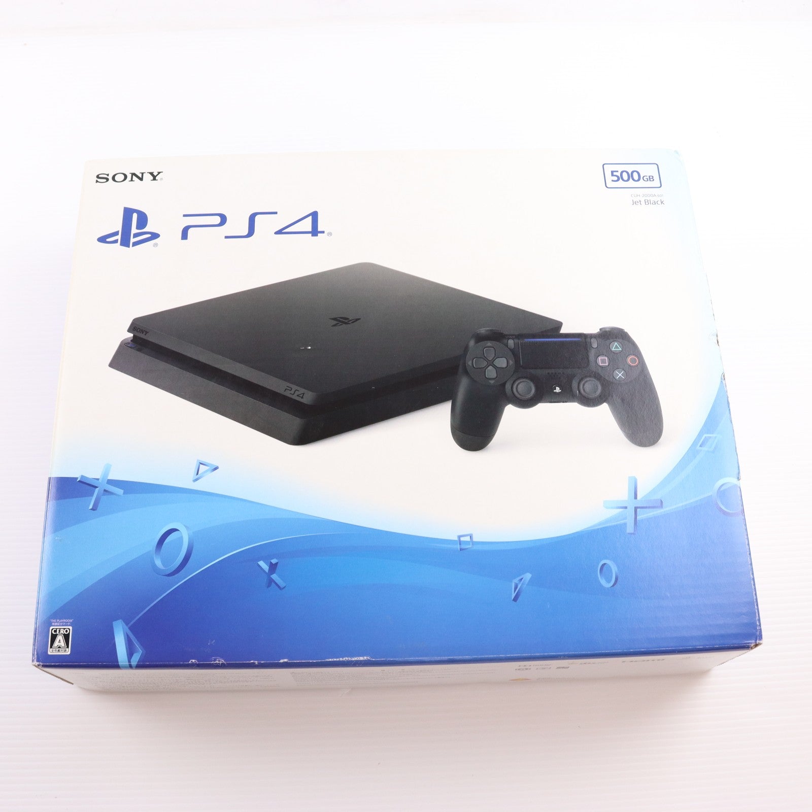 【中古即納】[PS4] (本体) PlayStation 4(プレイステーション4) ジェット・ブラック HDD500GB SIE(CUH-2000AB01)(20160915)