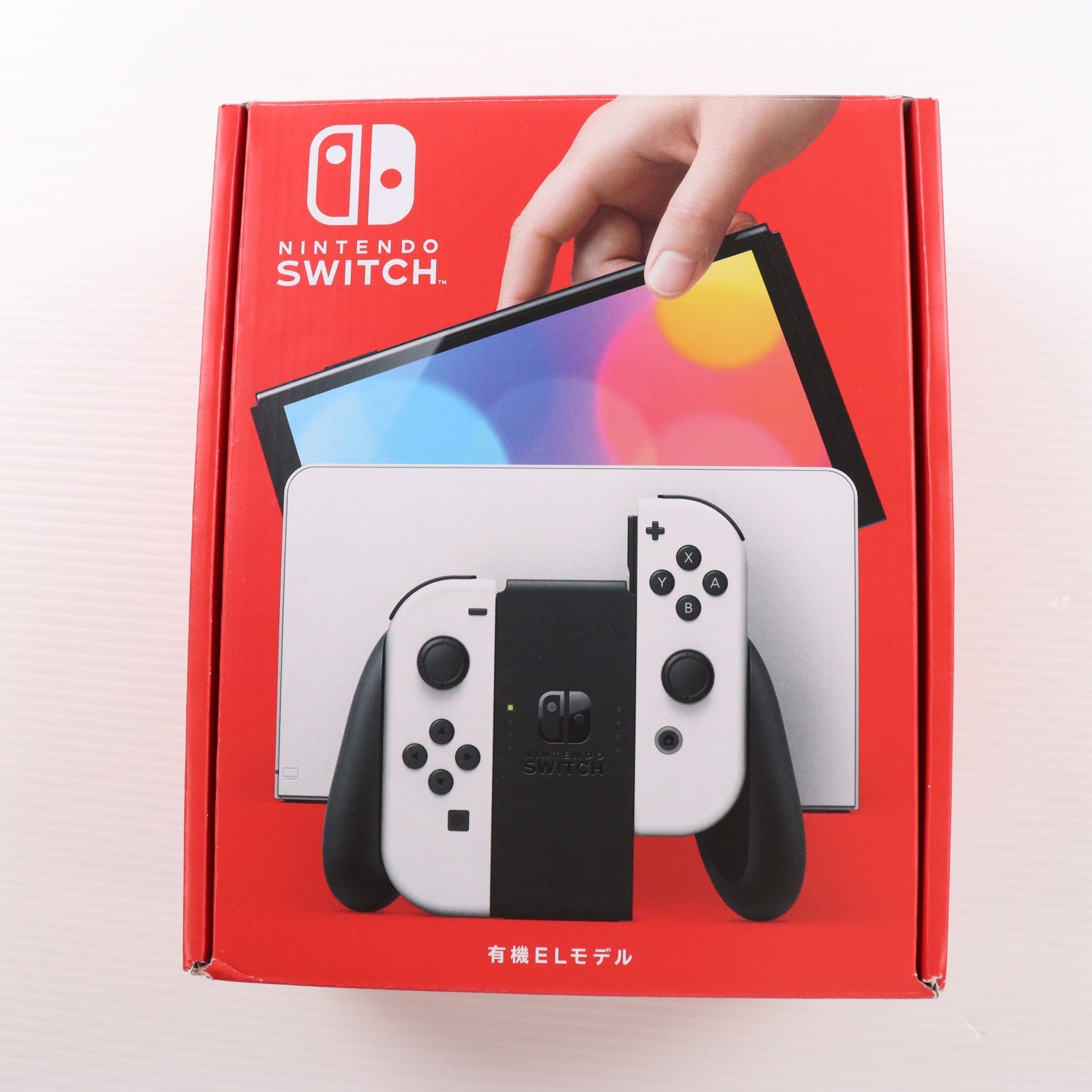 【中古即納】[Switch] (本体) Nintendo Switch(ニンテンドースイッチ) 有機ELモデル Joy-Con(L)/(R) ホワイト 任天堂(HEG-S-KAAAA)(20211008)