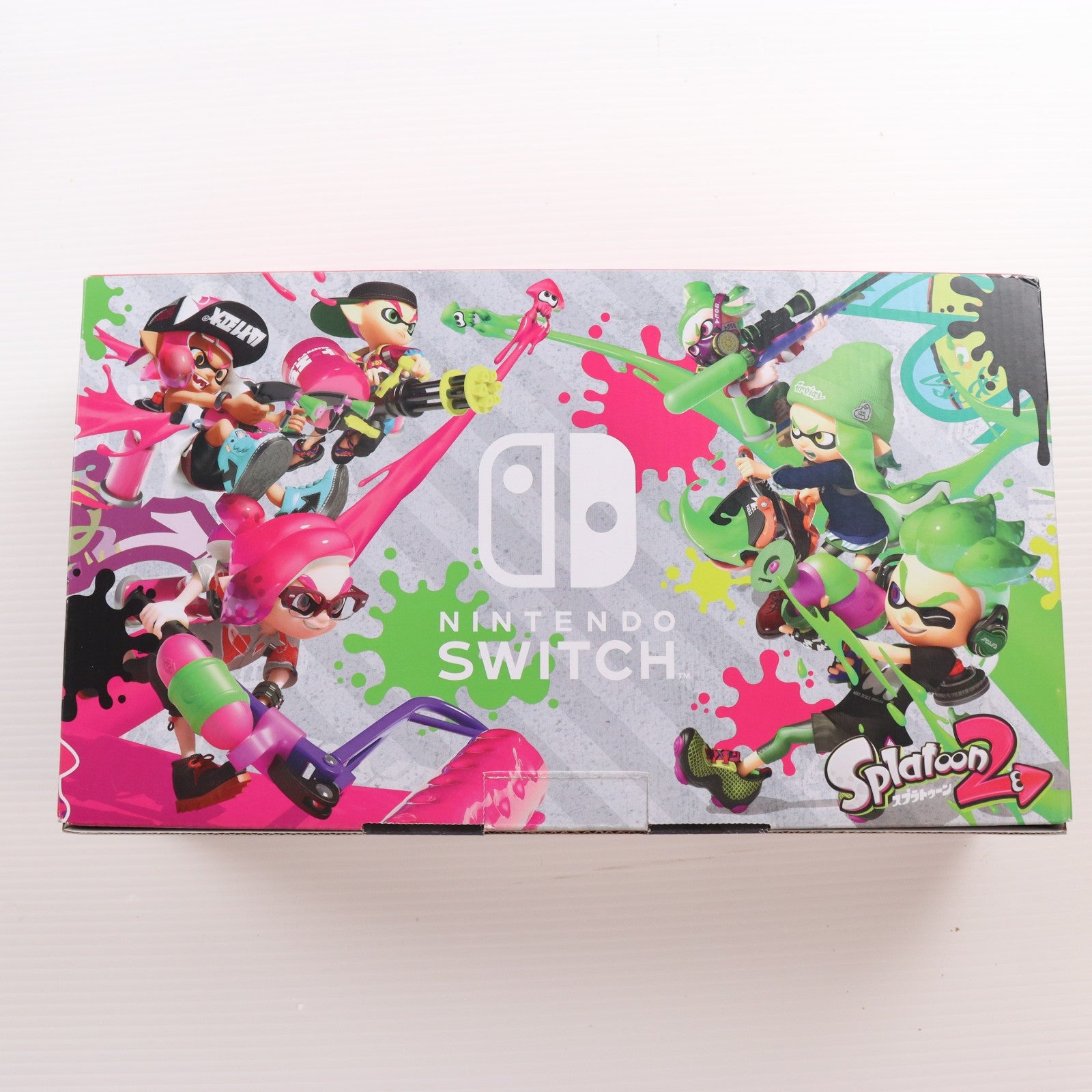 【中古即納】[Switch] (本体) Nintendo Switch(ニンテンドースイッチ) スプラトゥーン2セット 任天堂(HAC-S-KACEA)(20170721)