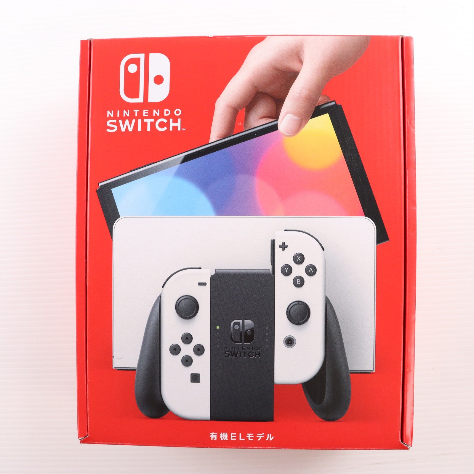 【中古即納】[Switch] (本体) Nintendo Switch(ニンテンドースイッチ) 有機ELモデル Joy-Con(L)/(R) ホワイト 任天堂(HEG-S-KAAAA)(20211008)