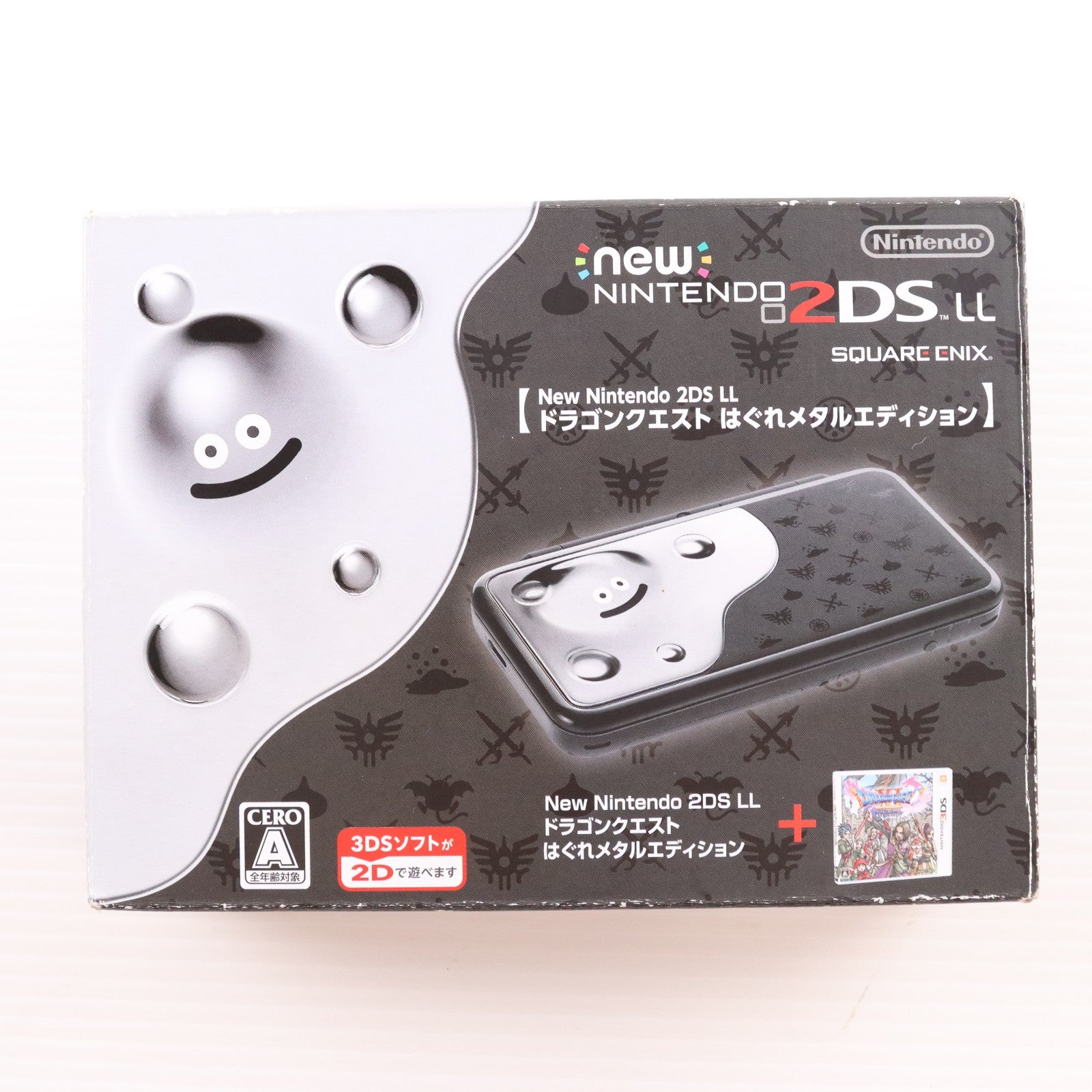 【中古即納】[3DS] (本体) Newニンテンドー2DS LL ドラゴンクエスト はぐれメタルエディション 任天堂(JAN-S-KBCA)(20170729)