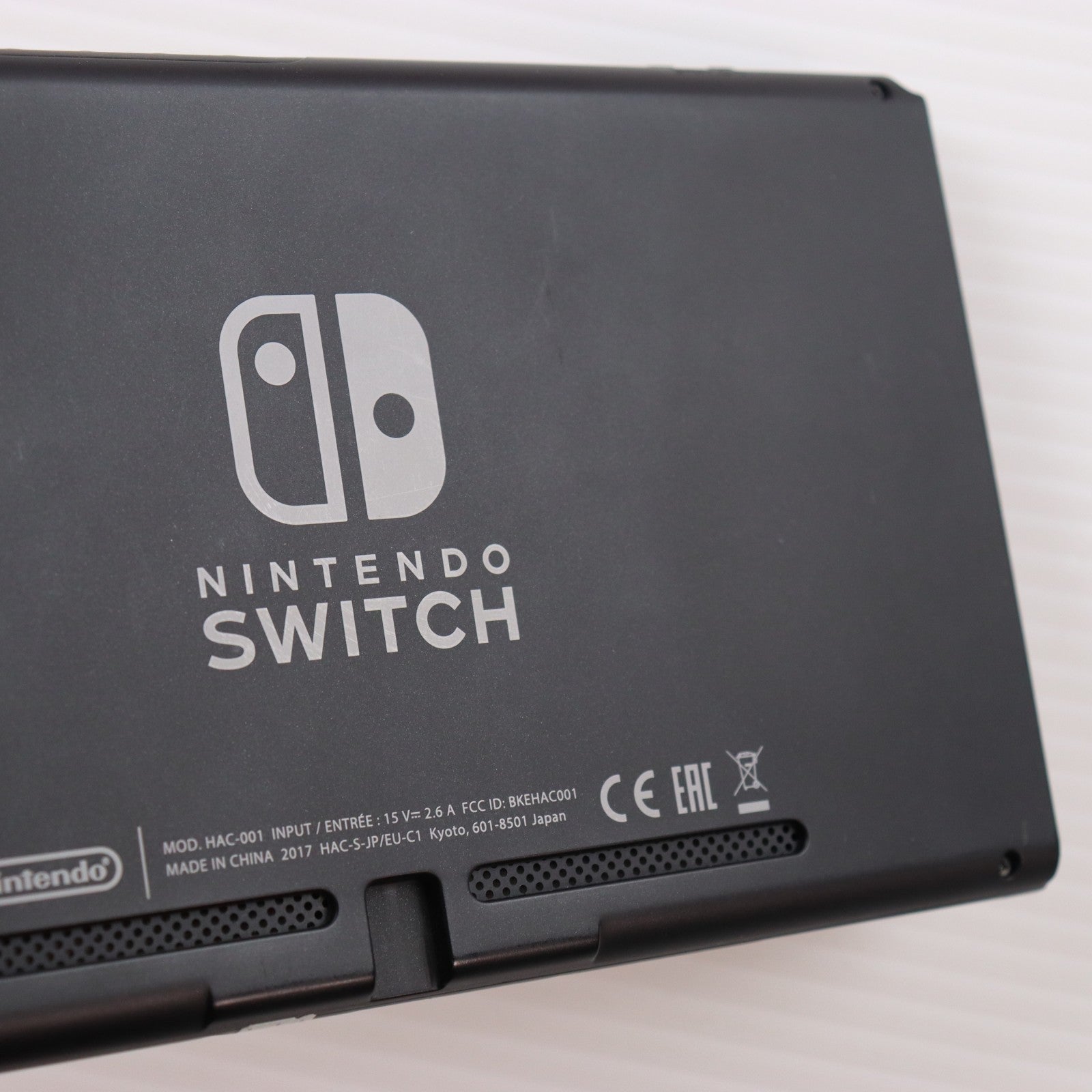 【中古即納】[Switch] (本体) Nintendo Switch(ニンテンドースイッチ) EU版 Joy-Con(L)/(R) グレー 任天堂(HAC-S-KAAAA(EUR))(20170303)