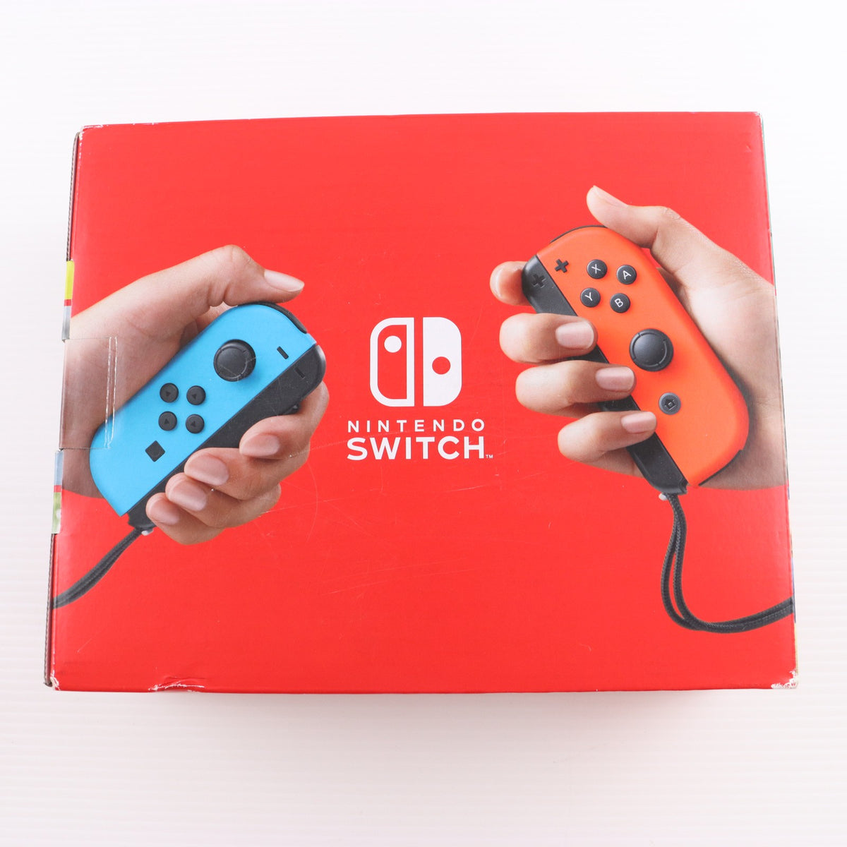 【中古即納】[Switch] (本体) Nintendo Switch(ニンテンドースイッチ) Joy-Con(L) ネオンブルー/R ネオンレッド 任天堂(HAD-S-KABAH)(20190830)