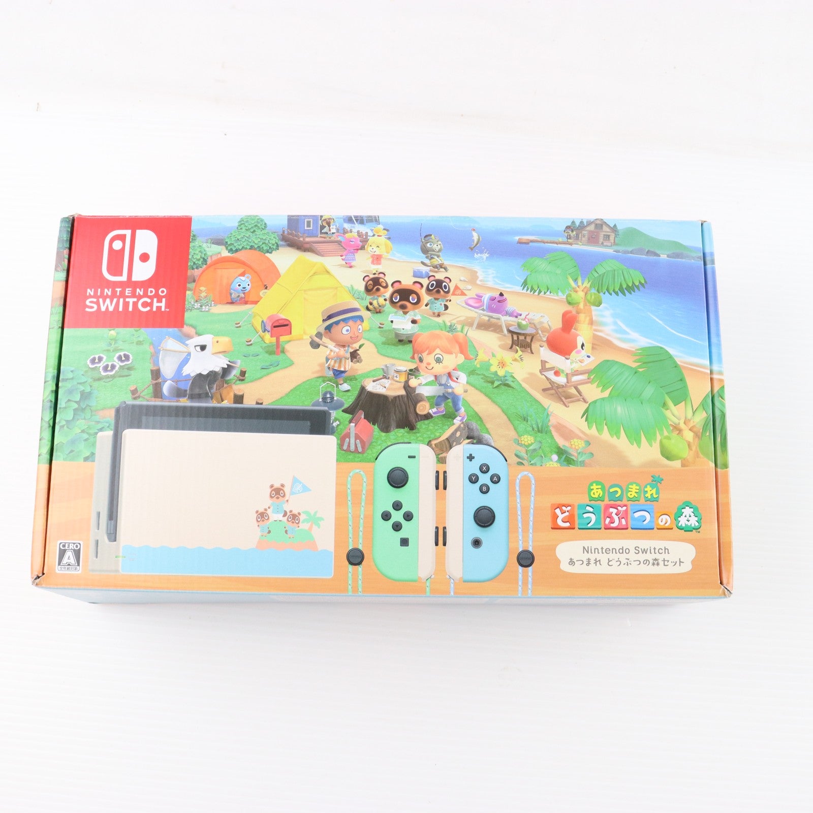 【中古即納】[Switch] (本体)(ソフト無し) Nintendo Switch(ニンテンドースイッチ) あつまれ どうぶつの森セット 任天堂(HAD-S-KEAGC)(20200320)