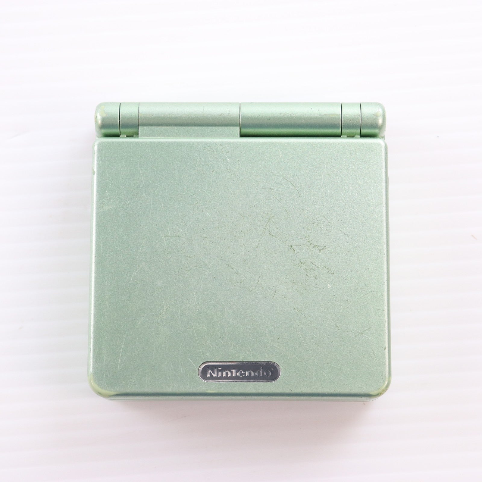【中古即納】[GBA] (本体) GAMEBOY ADVANCE SP(ゲームボーイアドバンスSP) パールグリーン 任天堂(AGS-S-PMA)(20041118)