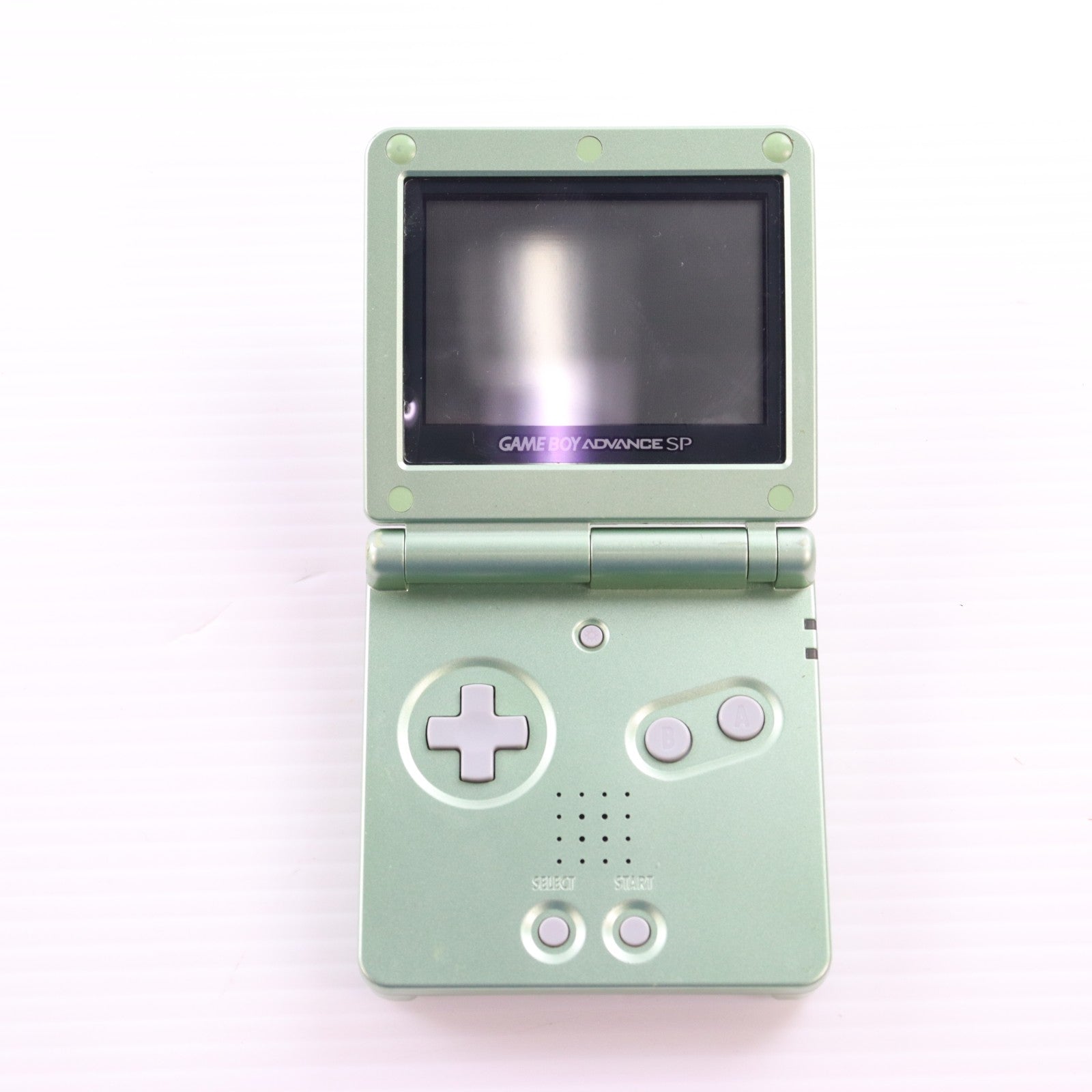 【中古即納】[GBA] (本体) GAMEBOY ADVANCE SP(ゲームボーイアドバンスSP) パールグリーン 任天堂(AGS-S-PMA)(20041118)
