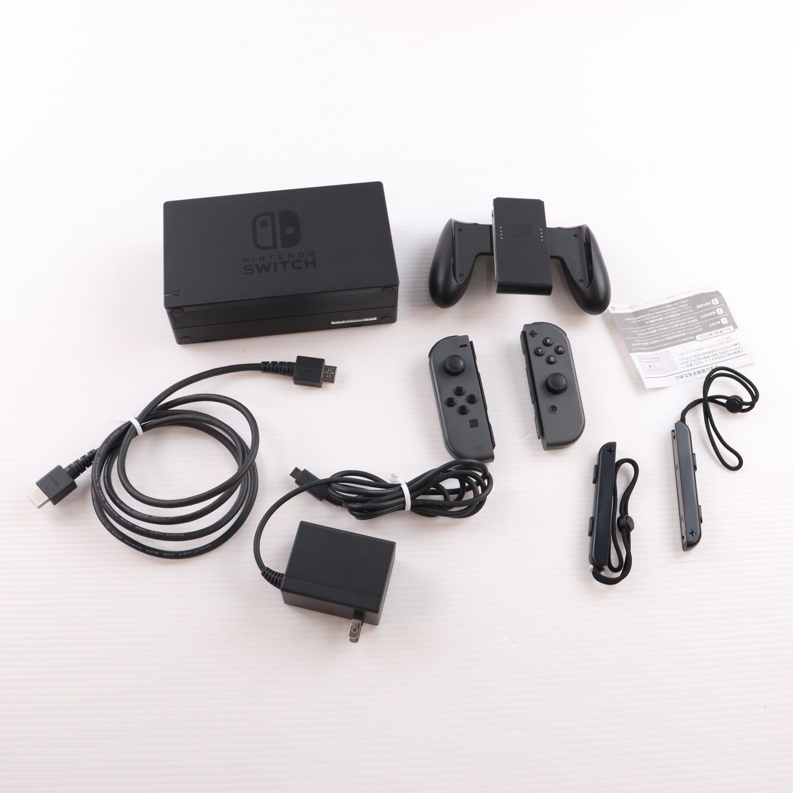【中古即納】[Switch] (本体) Nintendo Switch(ニンテンドースイッチ) Joy-Con(L)/R グレー 任天堂(HAC-S-KAAAA)(20170303)