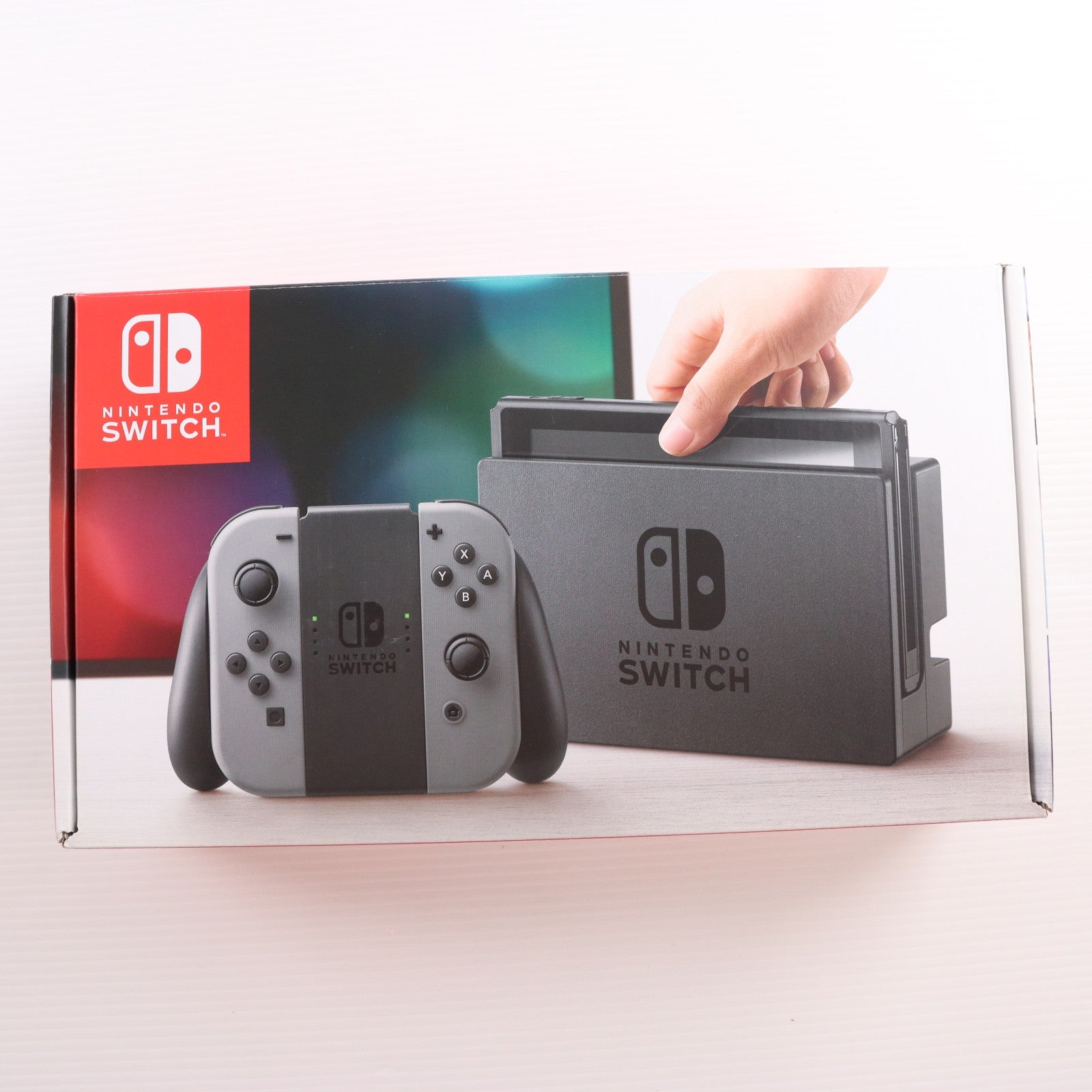 【中古即納】[Switch] (本体) Nintendo Switch(ニンテンドースイッチ) Joy-Con(L)/R グレー 任天堂(HAC-S-KAAAA)(20170303)