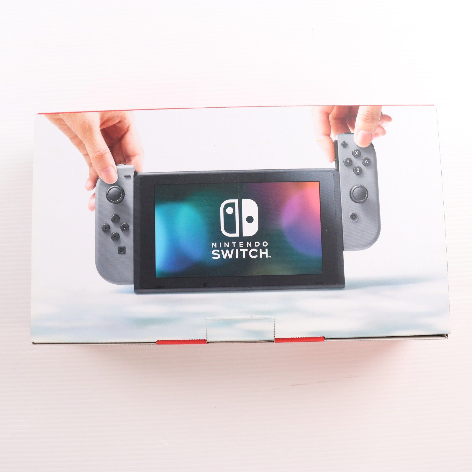 【中古即納】[Switch] (本体) Nintendo Switch(ニンテンドースイッチ) Joy-Con(L)/R グレー 任天堂(HAC-S-KAAAA)(20170303)
