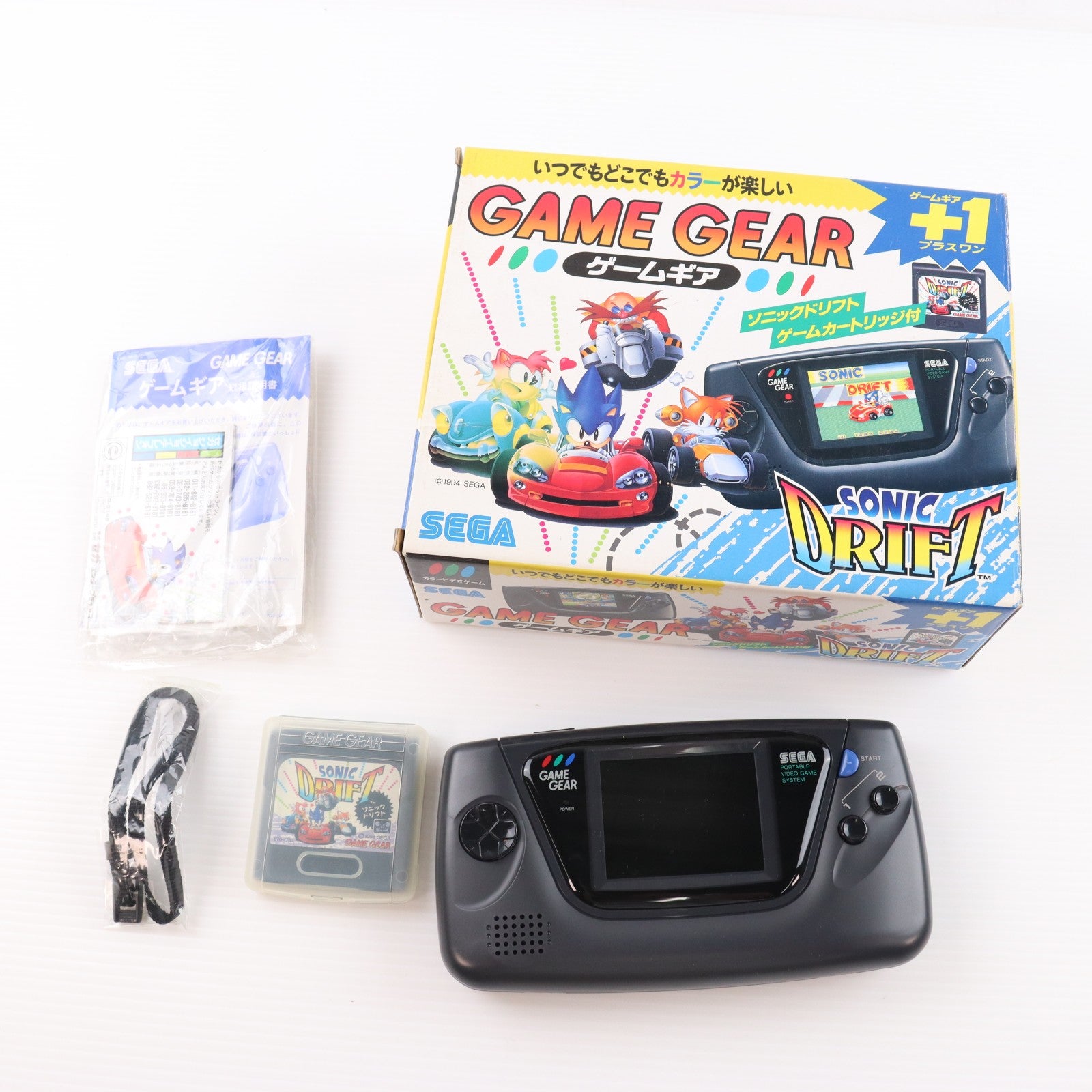 【中古即納】[GG] (本体) ゲームギア プラス1 ソニックドリフト セガ(HGG-3207)(19940318)