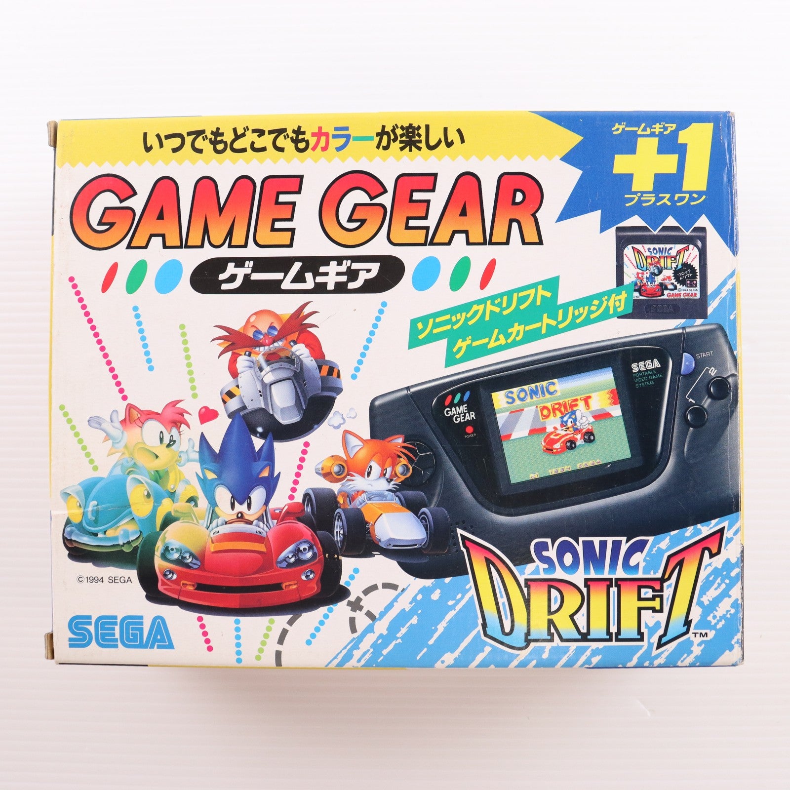 【中古即納】[GG] (本体) ゲームギア プラス1 ソニックドリフト セガ(HGG-3207)(19940318)
