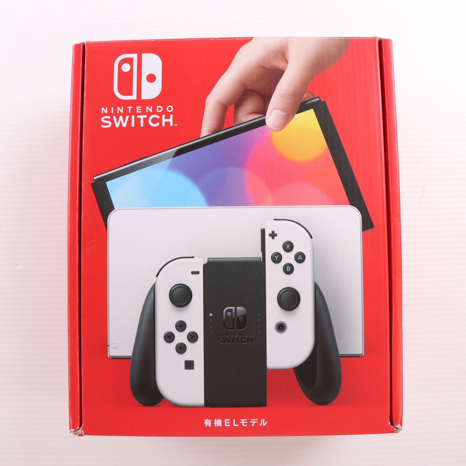 【中古即納】[Switch] (本体) Nintendo Switch(ニンテンドースイッチ) 有機ELモデル Joy-Con(L)/(R) ホワイト 任天堂(HEG-S-KAAAA)(20211008)