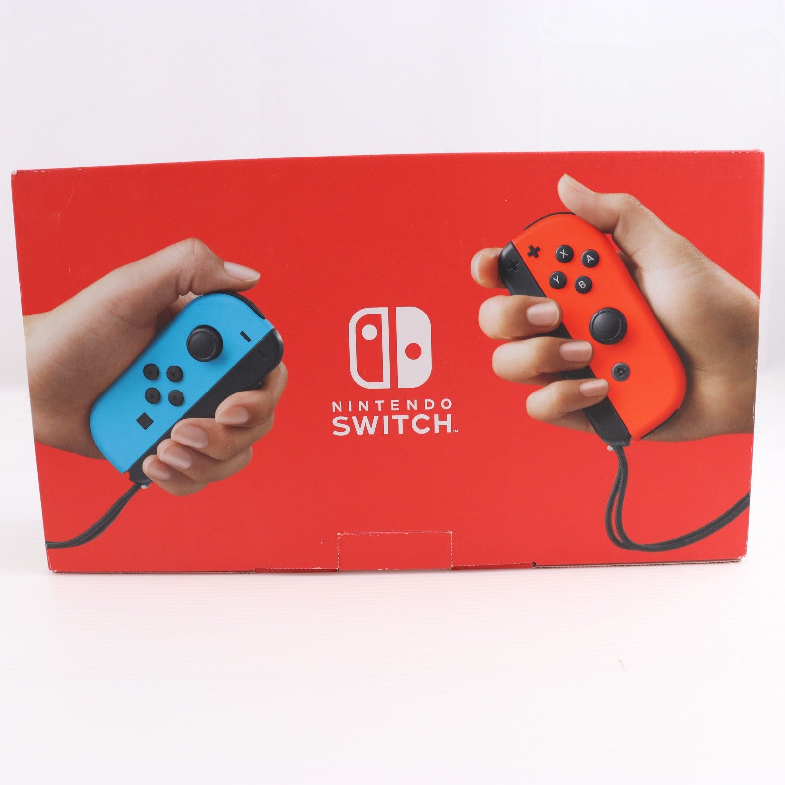【中古即納】[Switch] (本体) Nintendo Switch(ニンテンドースイッチ) Joy-Con(L) ネオンブルー/(R) ネオンレッド 任天堂(HAD-S-KABAA)(20190830)