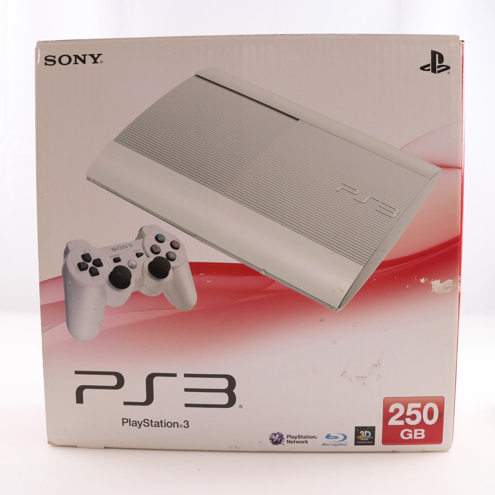 【中古即納】[PS3] (本体) PlayStation 3(プレイステーション3) クラシック・ホワイト HDD250GB SCE(CECH-4000B LW)(20121122)