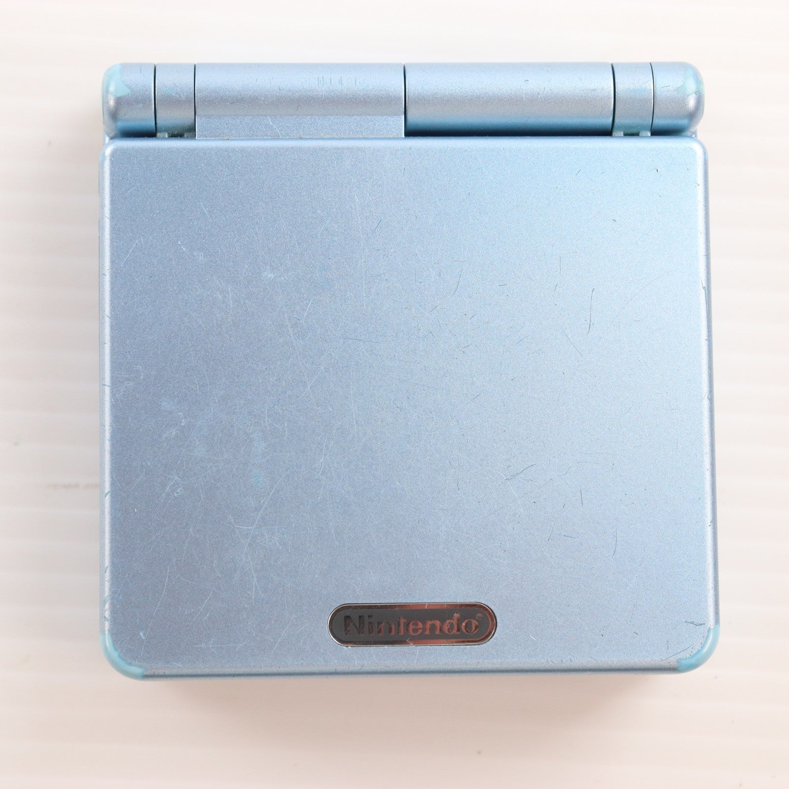 【中古即納】[GBA] (本体) GAMEBOY ADVANCE SP(ゲームボーイアドバンスSP) パールブルー 任天堂(AGS-S-PBA)(20030905)