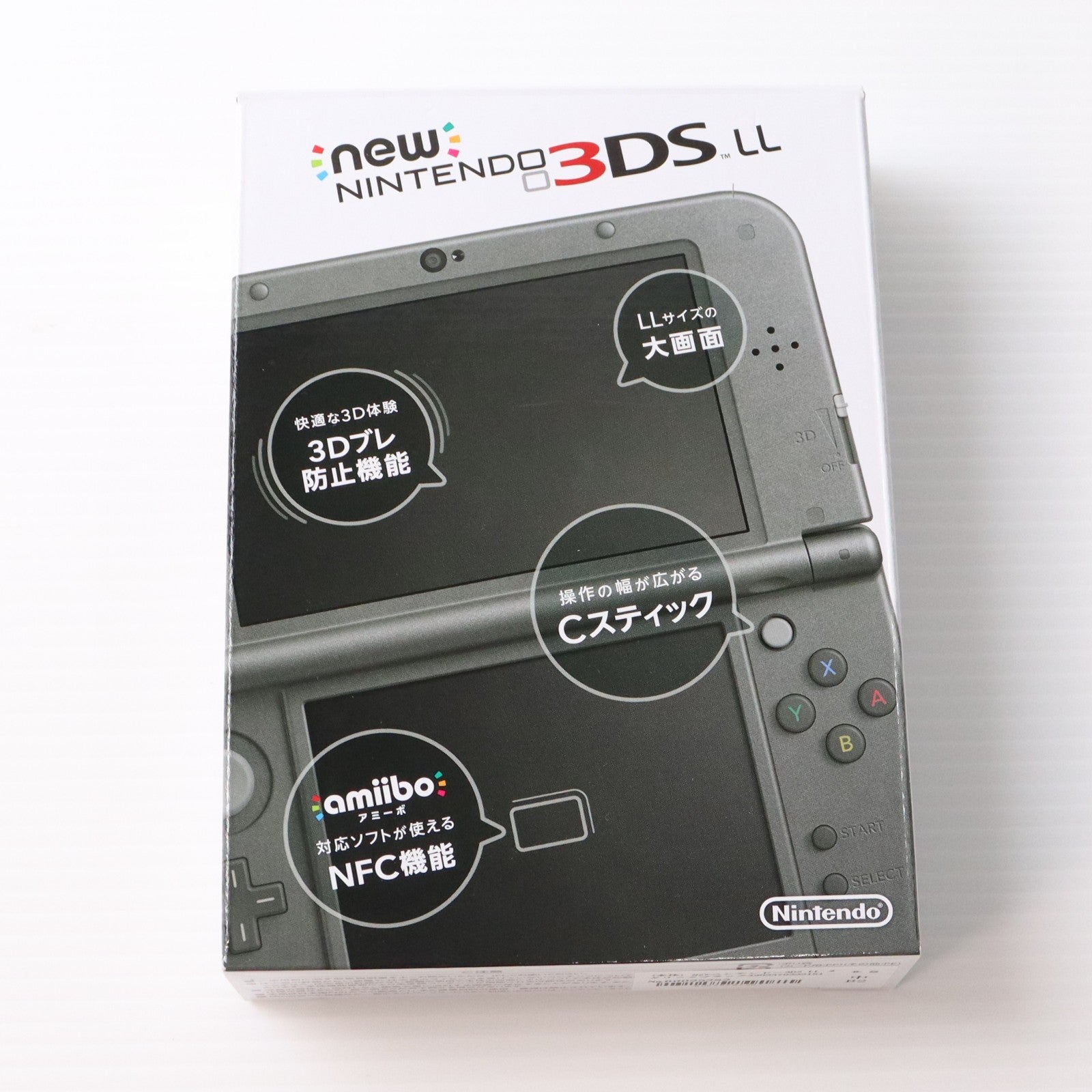 【中古即納】[3DS] (本体) Newニンテンドー3DS LL メタリックブラック 任天堂(RED-S-VAAA)(20141011)