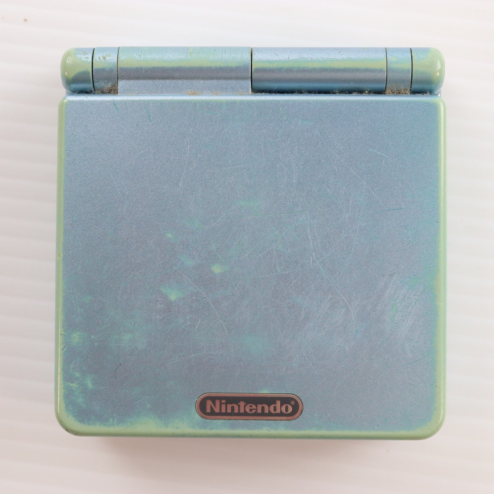 【中古即納】[GBA] (本体) GAMEBOY ADVANCE SP(ゲームボーイアドバンスSP) パールブルー 任天堂(AGS-S-PBA)(20030905)
