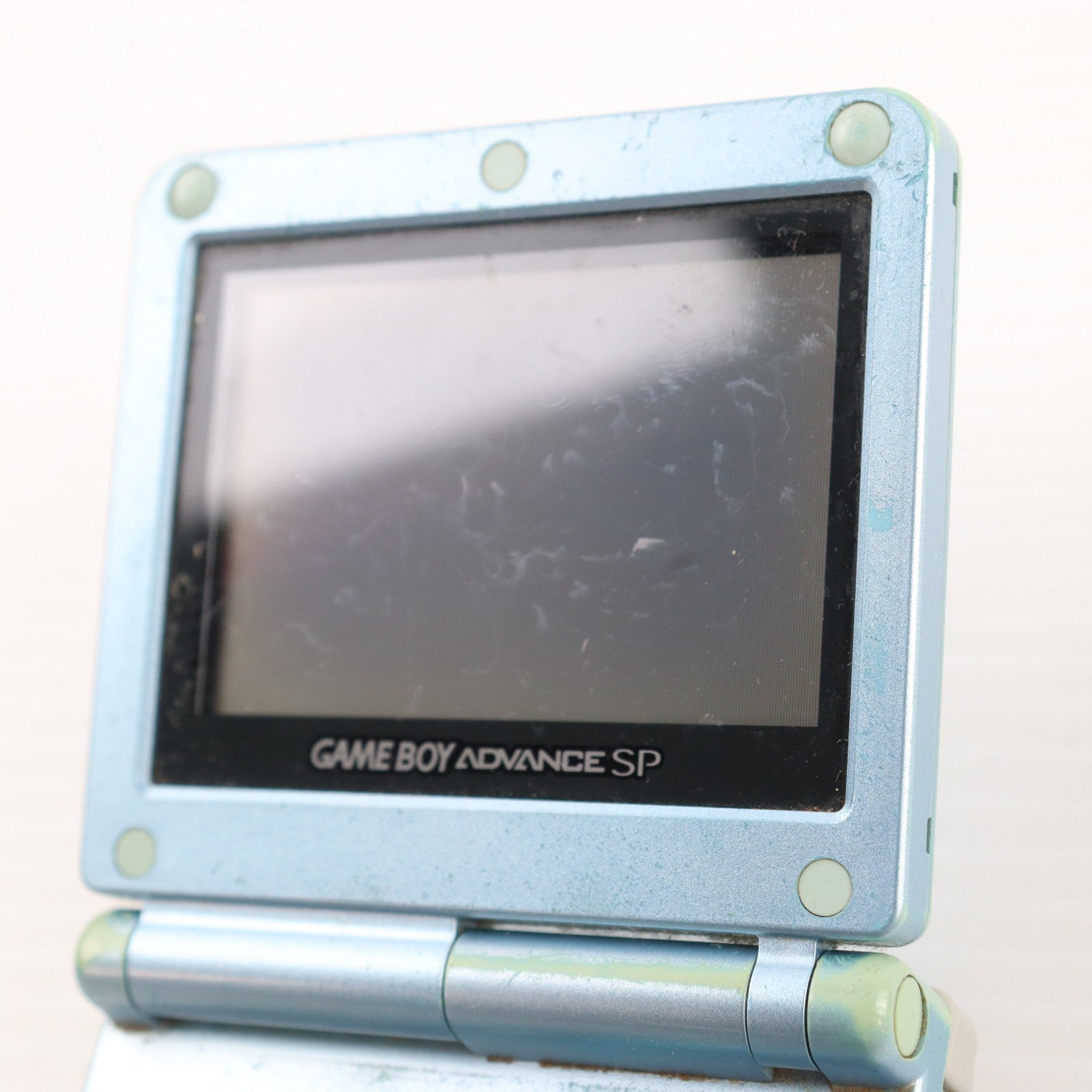 【中古即納】[GBA] (本体) GAMEBOY ADVANCE SP(ゲームボーイアドバンスSP) パールブルー 任天堂(AGS-S-PBA)(20030905)