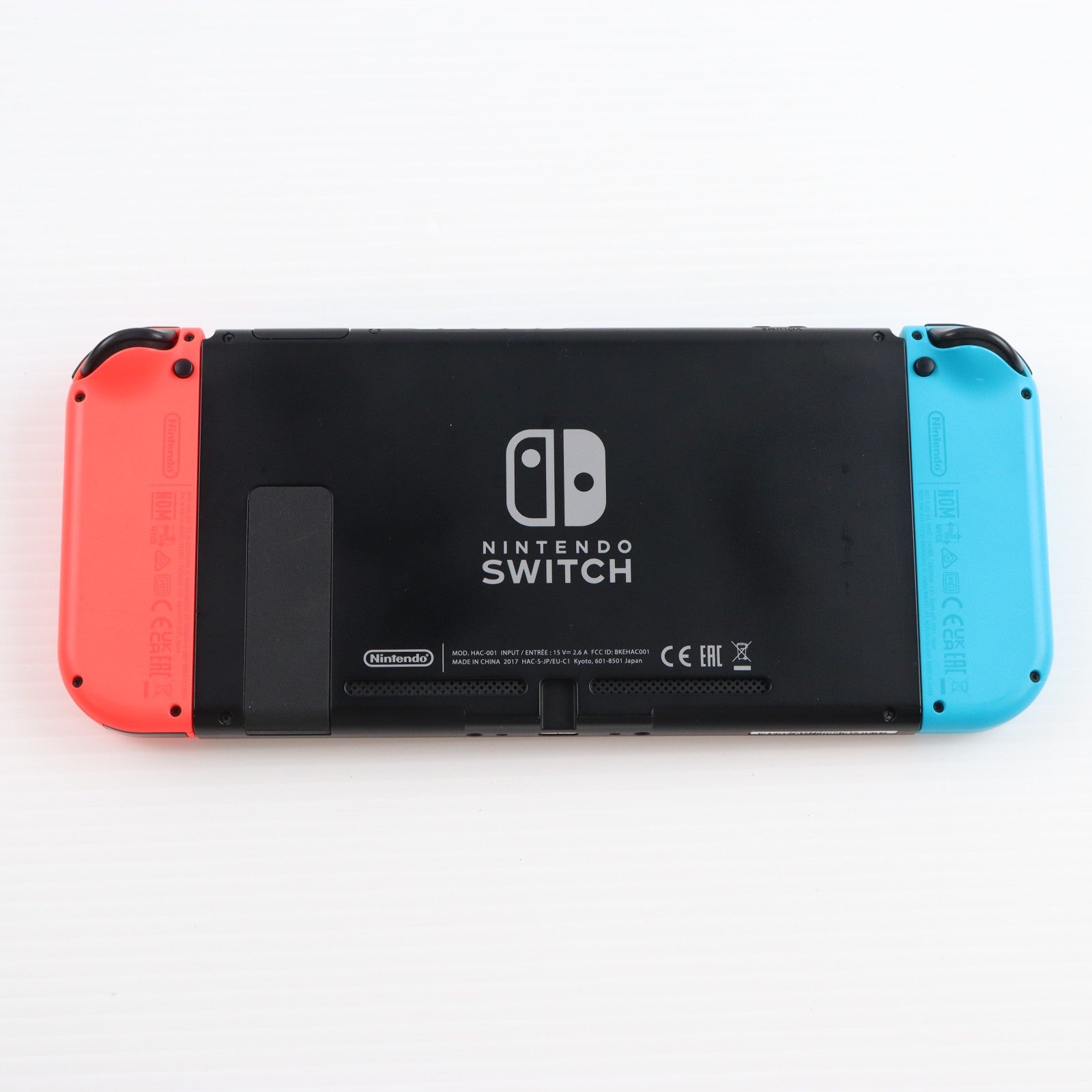 【中古即納】[Switch] (本体) Nintendo Switch(ニンテンドースイッチ) Joy-Con(L) ネオンブルー/R ネオンレッド 任天堂(HAC-S-KABAA)(20170303)