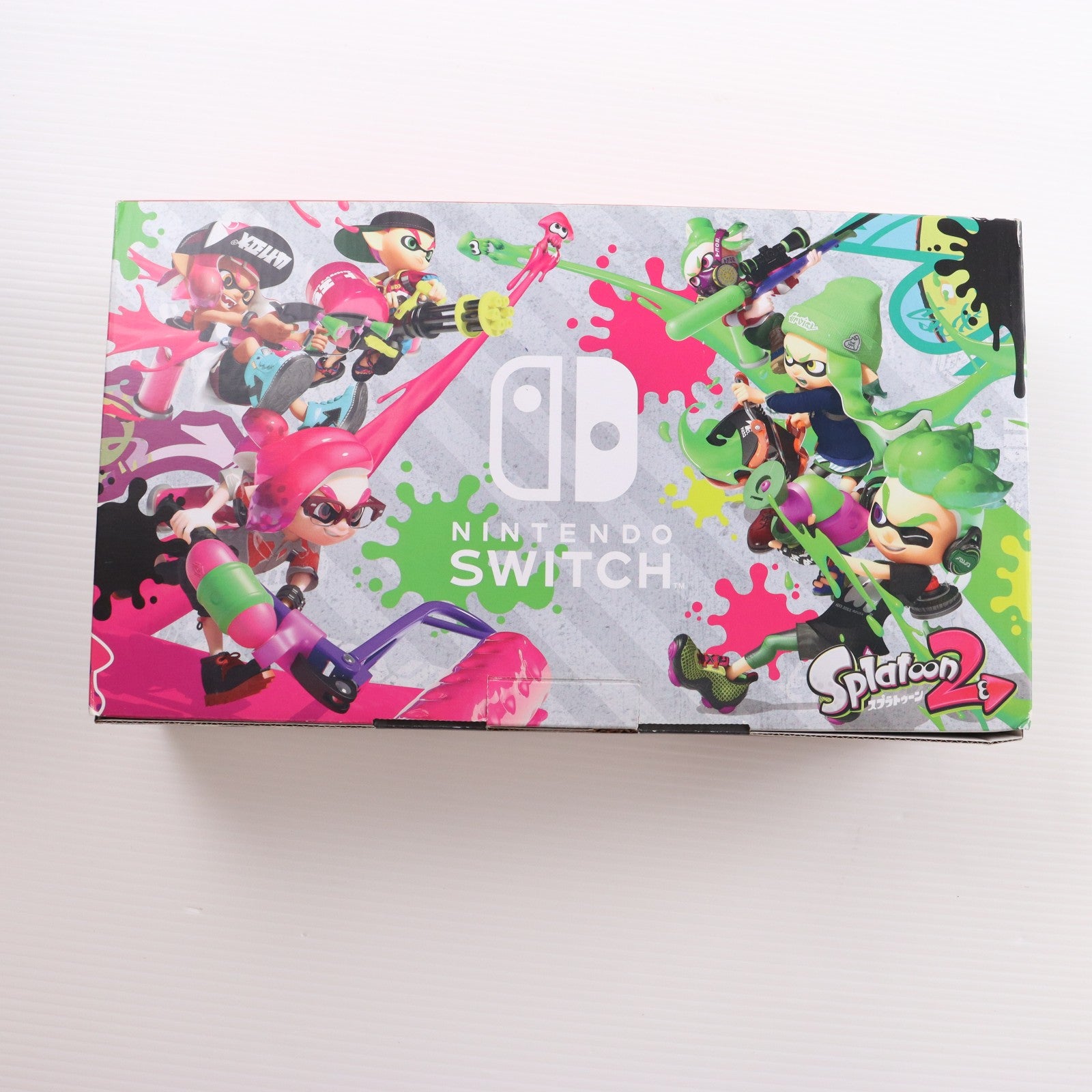 【中古即納】[Switch] (本体) Nintendo Switch(ニンテンドースイッチ) スプラトゥーン2セット 任天堂(HAC-S-KACEA)(20170721)