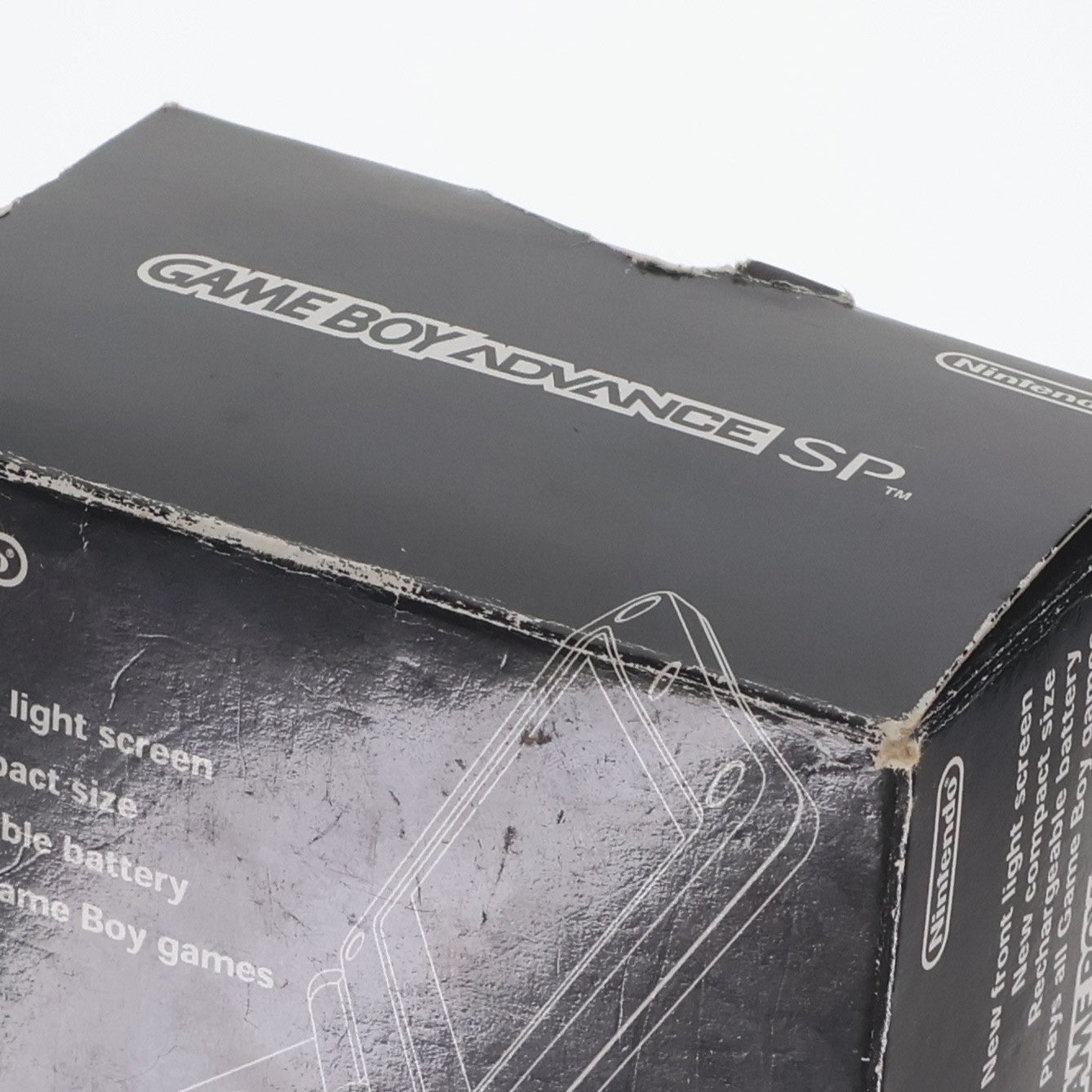 【中古即納】[GBA] (本体) GAMEBOY ADVANCE SP(ゲームボーイアドバンスSP) オニキスブラック 任天堂(AGS-S-ZKA)(20030214)