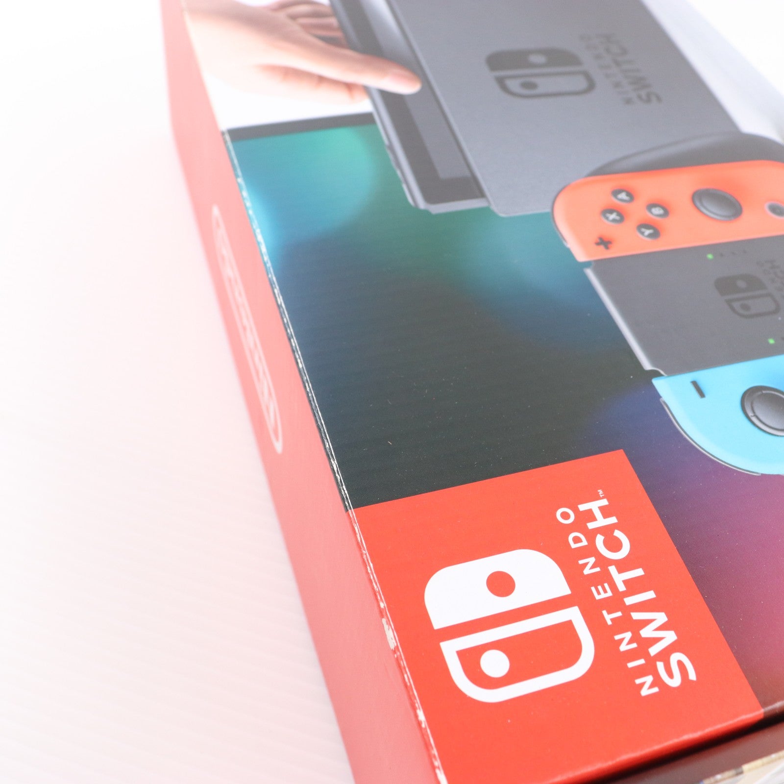 【中古即納】[Switch] (本体) Nintendo Switch(ニンテンドースイッチ) Joy-Con(L) ネオンブルー/R ネオンレッド 任天堂(HAC-S-KABAA)(20170303)