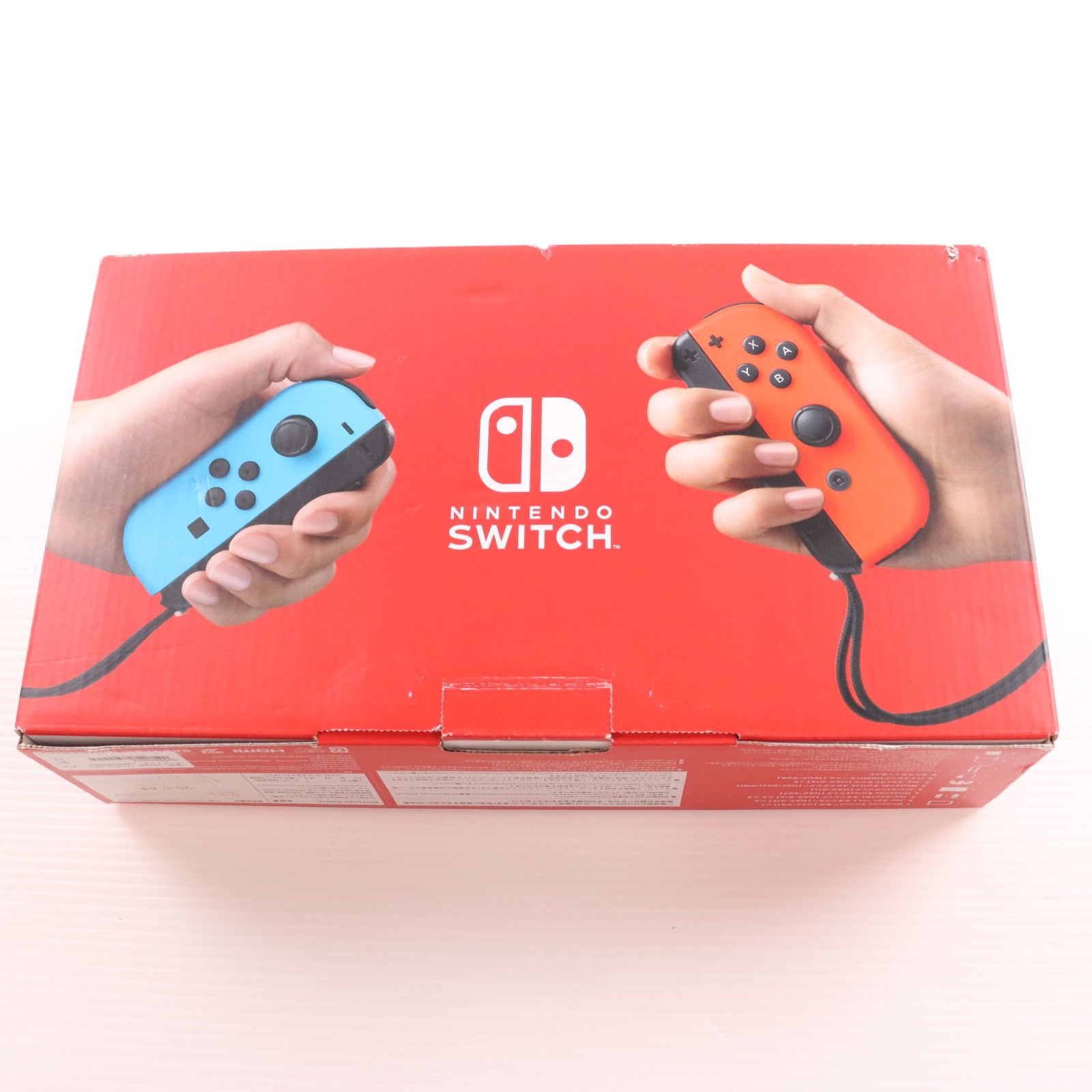 【中古即納】[Switch] (本体) Nintendo Switch(ニンテンドースイッチ) Joy-Con(L) ネオンブルー/(R) ネオンレッド 任天堂(HAD-S-KABAA)(20190830)