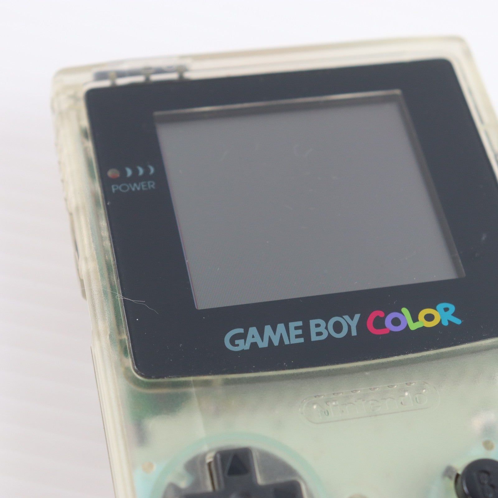 【中古即納】[GBC] (本体) GAMEBOY COLOR(ゲームボーイカラー) クリア 任天堂(CGB-001)(19981021)