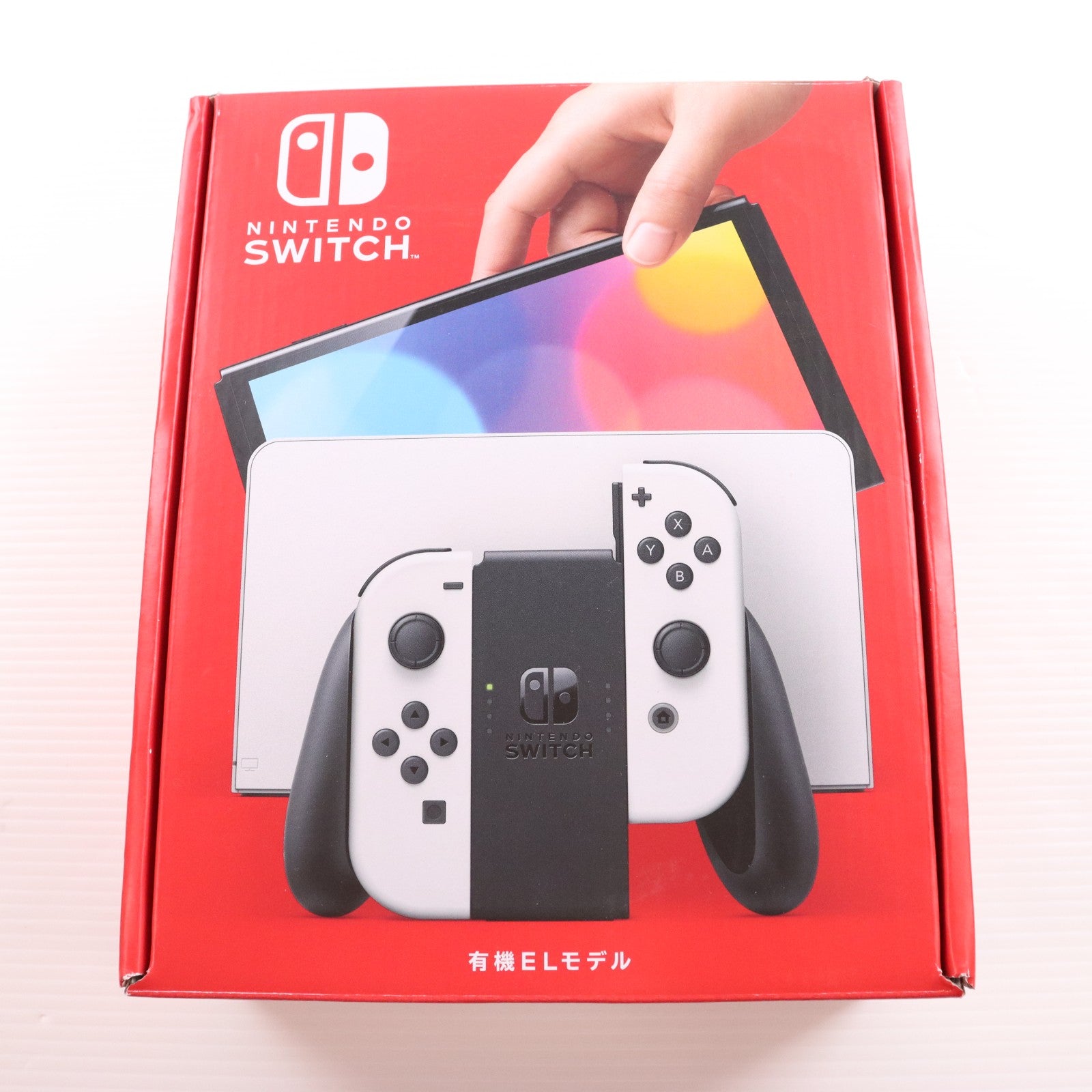 【中古即納】[Switch] (本体) Nintendo Switch(ニンテンドースイッチ) 有機ELモデル Joy-Con(L)/(R) ホワイト 任天堂(HEG-S-KAAAA)(20211008)