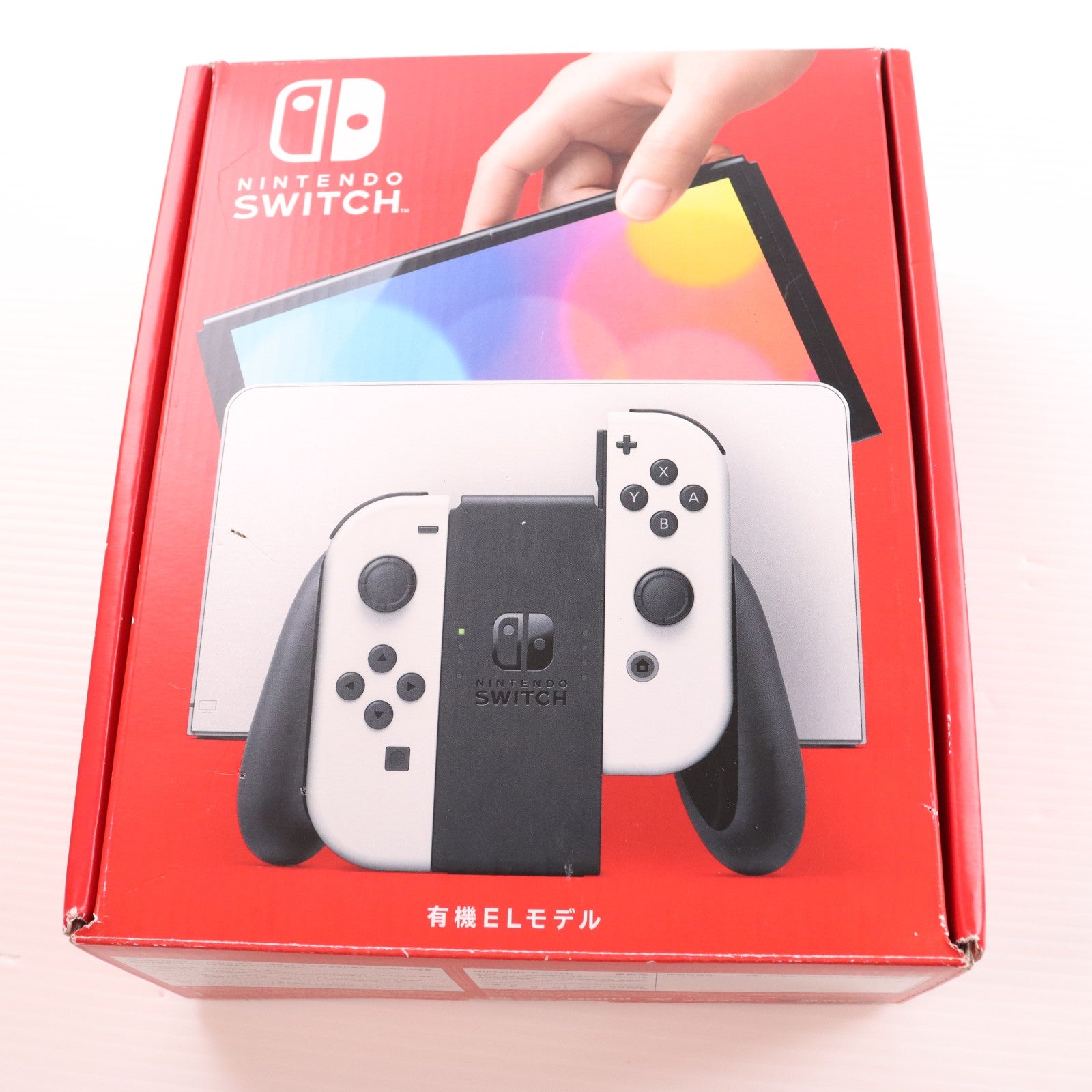 【中古即納】[Switch] (本体) Nintendo Switch(ニンテンドースイッチ) 有機ELモデル Joy-Con(L)/(R) ホワイト 任天堂(HEG-S-KAAAA)(20211008)