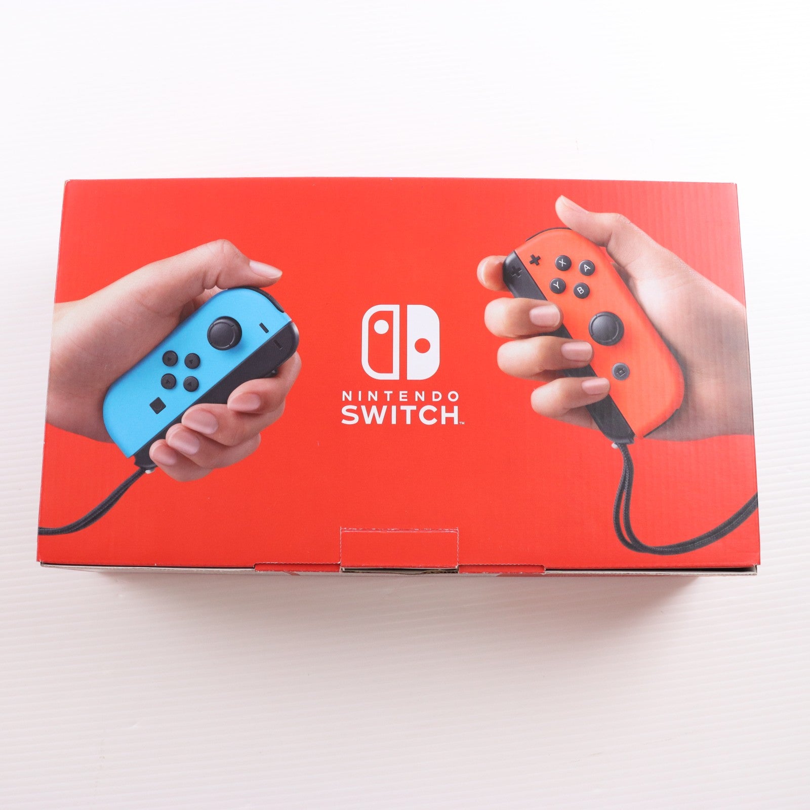 【中古即納】[Switch] (本体) Nintendo Switch(ニンテンドースイッチ) Joy-Con(L) ネオンブルー/(R) ネオンレッド 任天堂(HAD-S-KABAA)(20190830)