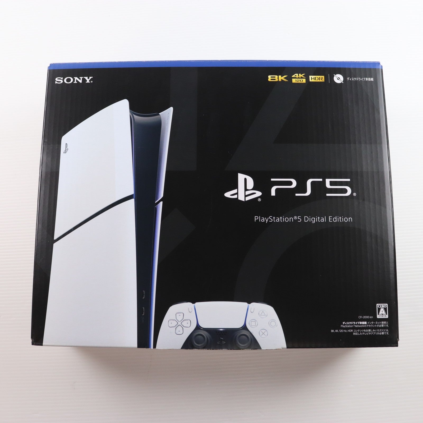【中古即納】[PS5] (本体) PlayStation 5(プレイステーション5) slimモデル(スリムモデル) デジタル・エディション SIE(CFI-2000B01)(20231110)
