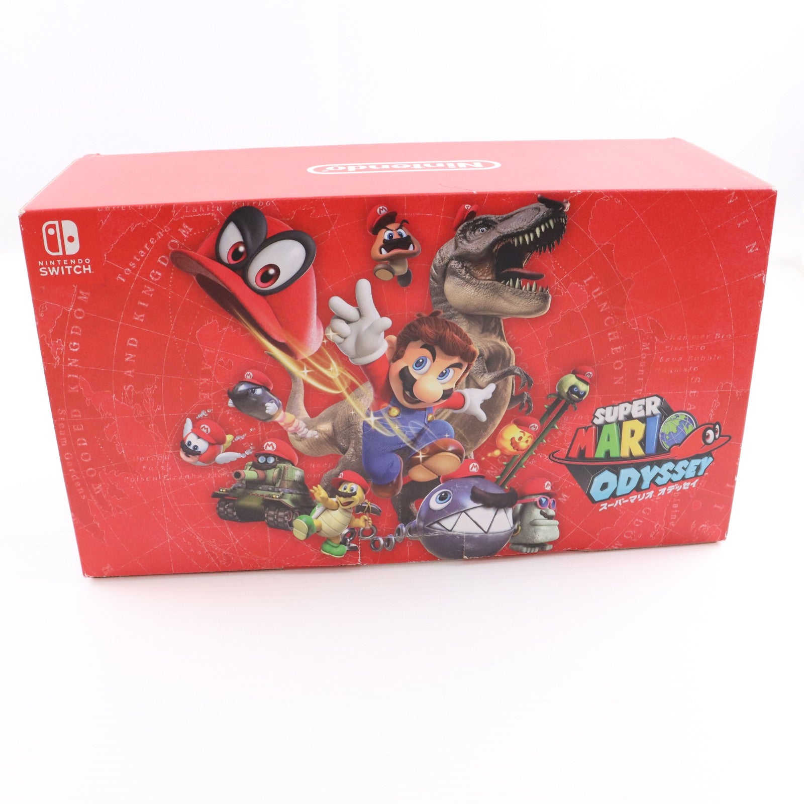 【中古即納】[Switch] (本体)(保護フィルム無し) Nintendo Switch(ニンテンドースイッチ) スーパーマリオ オデッセイセット 任天堂(HAC-S-KADEE)(20171027)