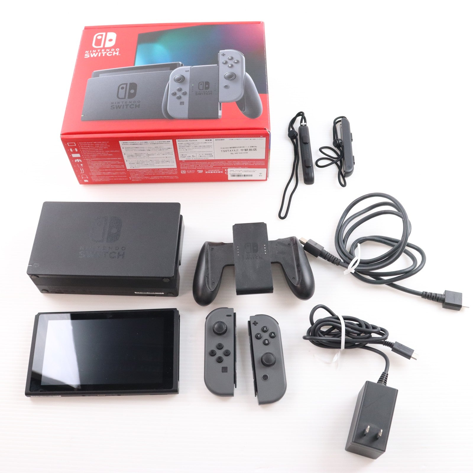 【中古即納】[Switch] (本体) Nintendo Switch(ニンテンドースイッチ) Joy-Con(L)/(R) グレー 任天堂(HAD-S-KAAAH)(20230412)