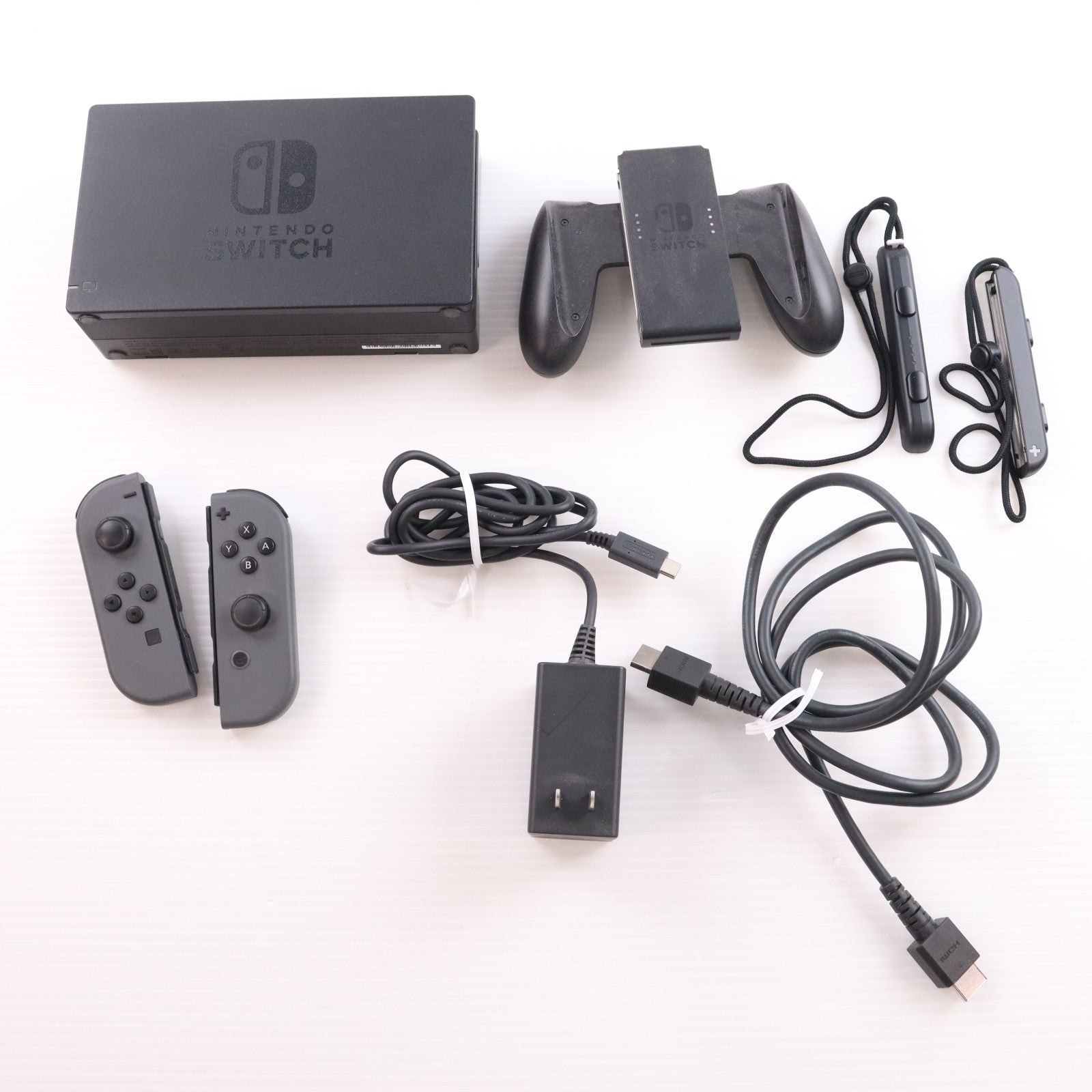 【中古即納】[Switch] (本体) Nintendo Switch(ニンテンドースイッチ) Joy-Con(L)/(R) グレー 任天堂(HAD-S-KAAAH)(20230412)