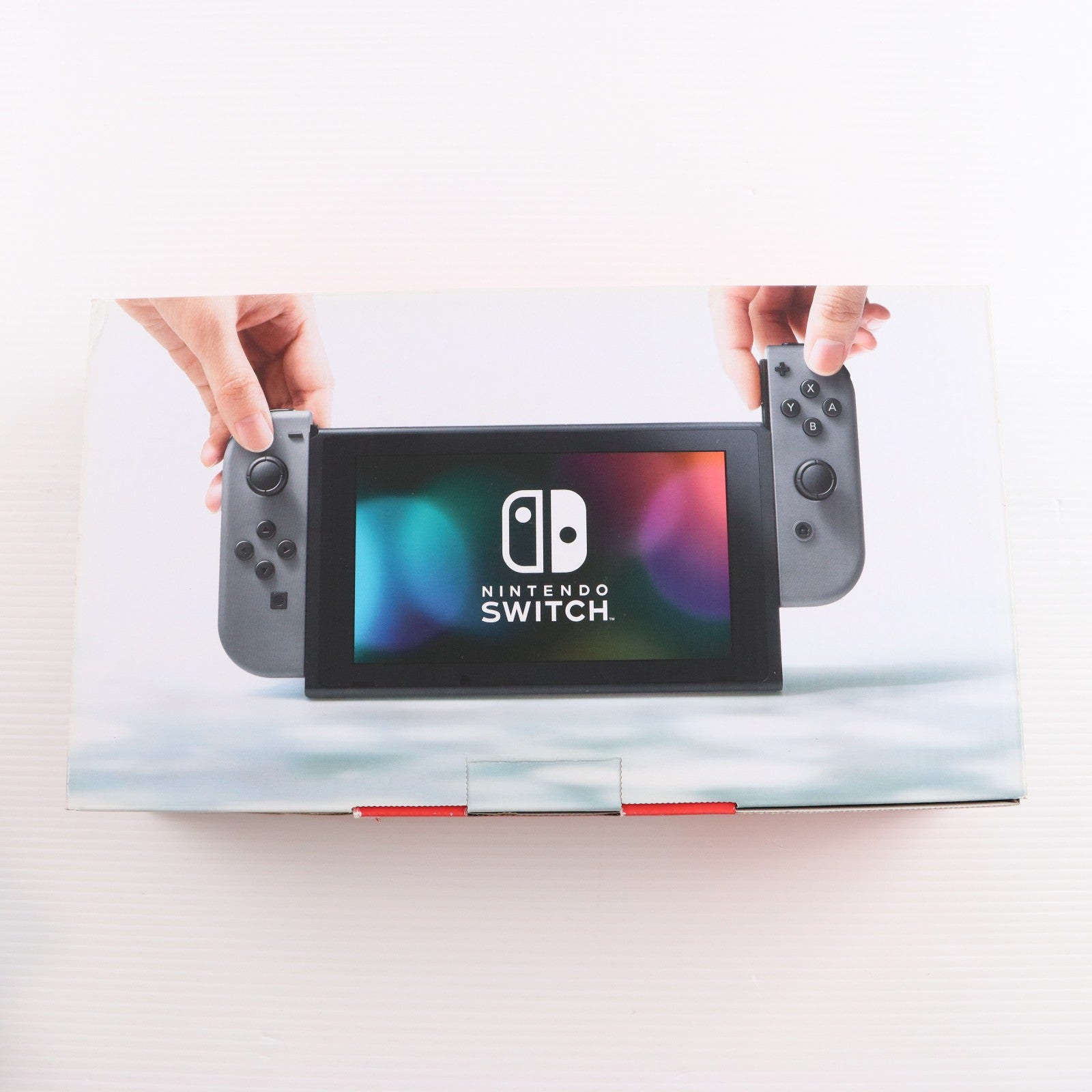 【中古即納】[Switch] (本体) Nintendo Switch(ニンテンドースイッチ) Joy-Con(L)/R グレー 任天堂(HAC-S-KAAAA)(20170303)