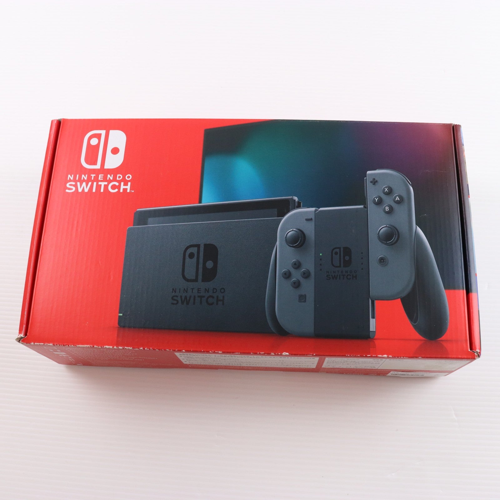 【中古即納】[Switch] (本体) Nintendo Switch(ニンテンドースイッチ) Joy-Con(L)/R グレー 任天堂(HAD-S-KAAAA)(20190830)