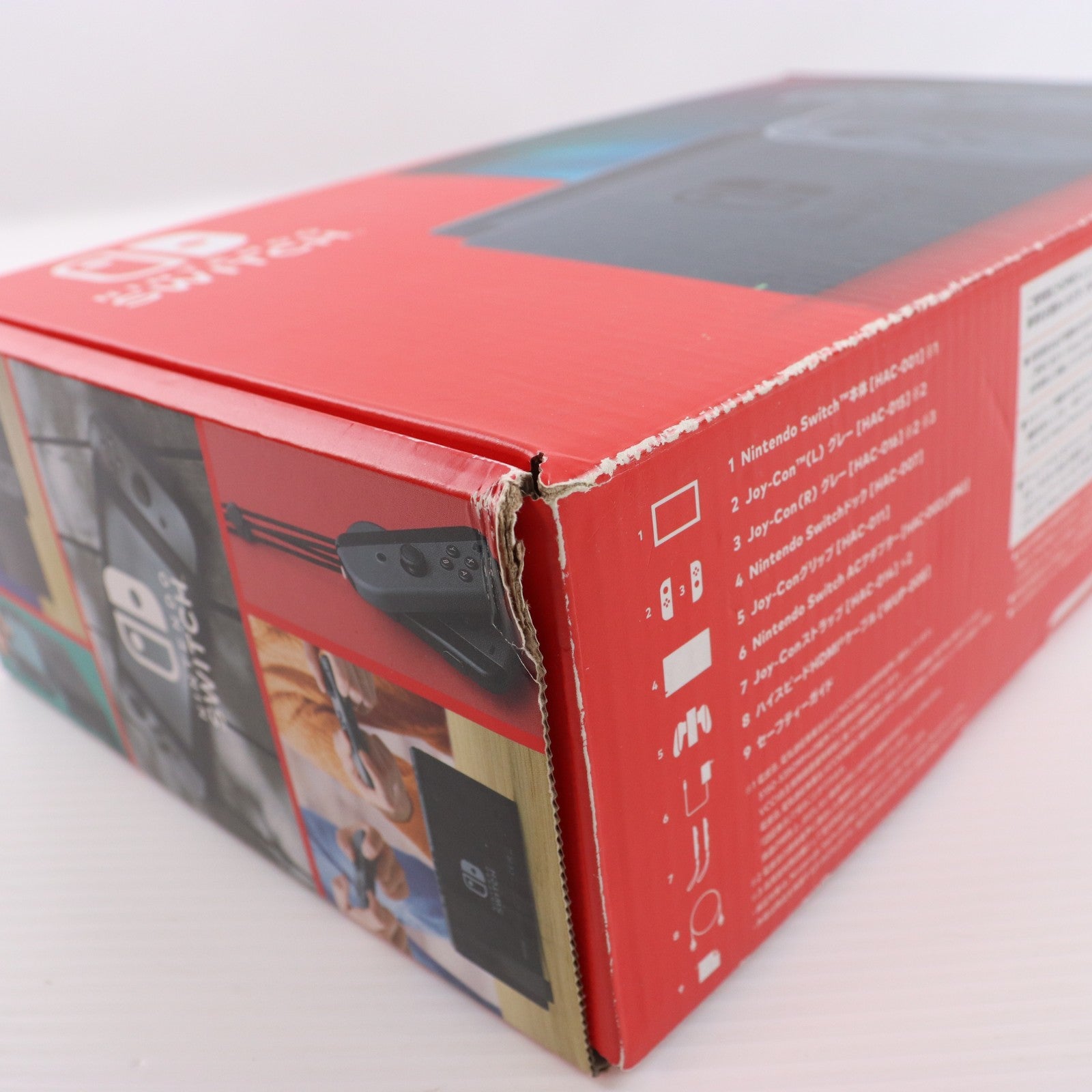 【中古即納】[Switch] (本体) Nintendo Switch(ニンテンドースイッチ) Joy-Con(L)/R グレー 任天堂(HAD-S-KAAAA)(20190830)