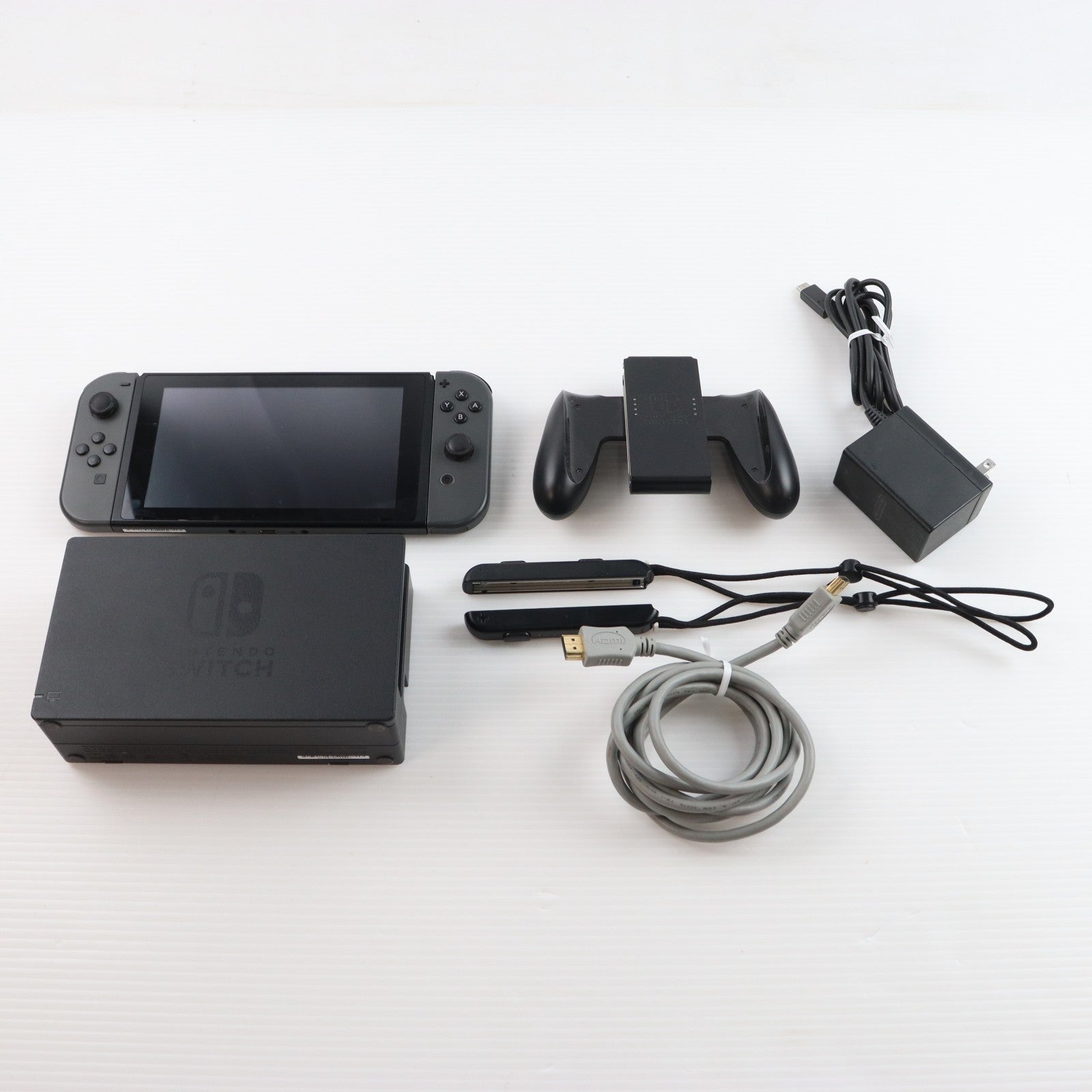【中古即納】[Switch] (本体) Nintendo Switch(ニンテンドースイッチ) Joy-Con(L)/(R) グレー 任天堂(HAD-S-KAAAH)(20230412)