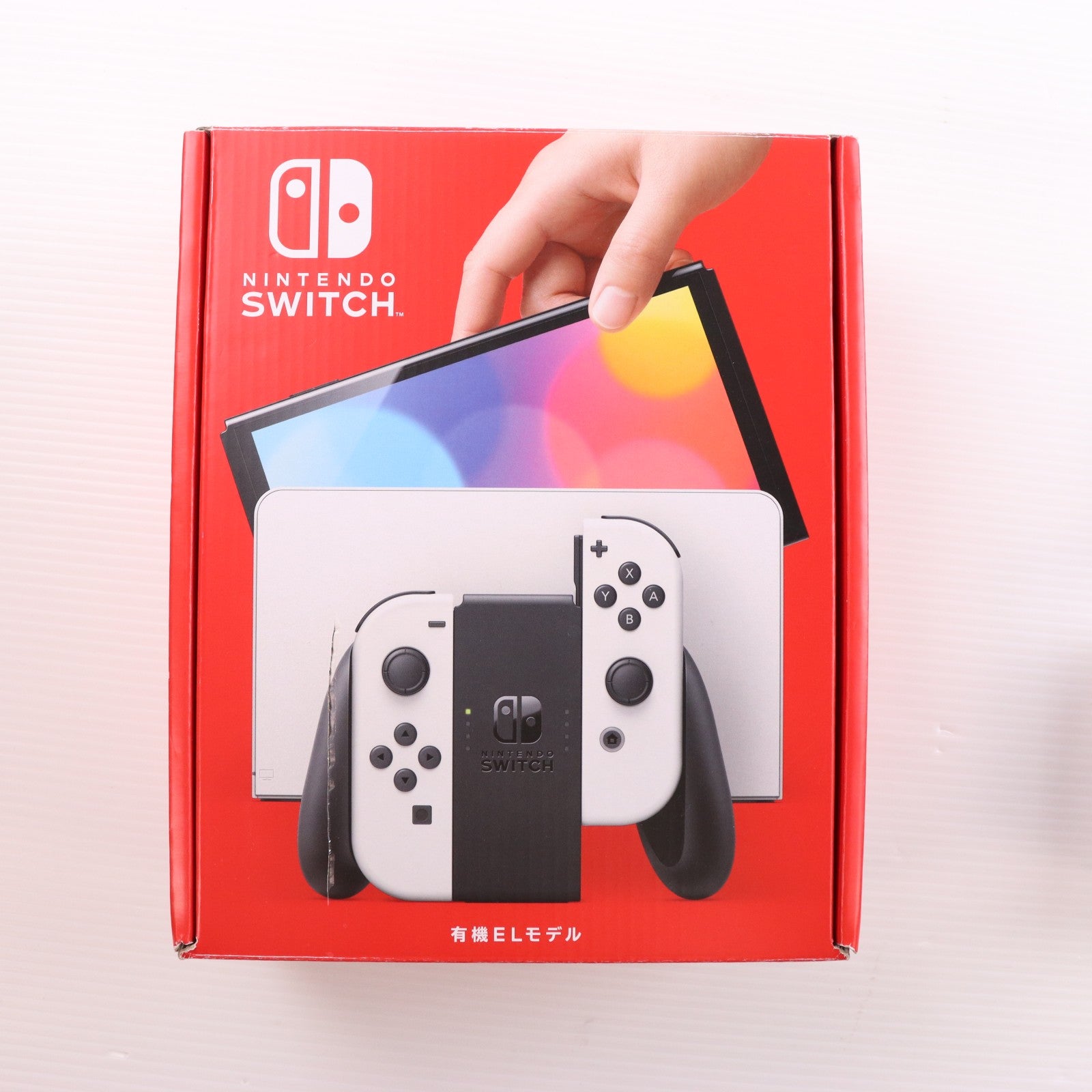 【中古即納】[Switch] (本体) Nintendo Switch(ニンテンドースイッチ) 有機ELモデル Joy-Con(L)/(R) ホワイト 任天堂(HEG-S-KAAAA)(20211008)